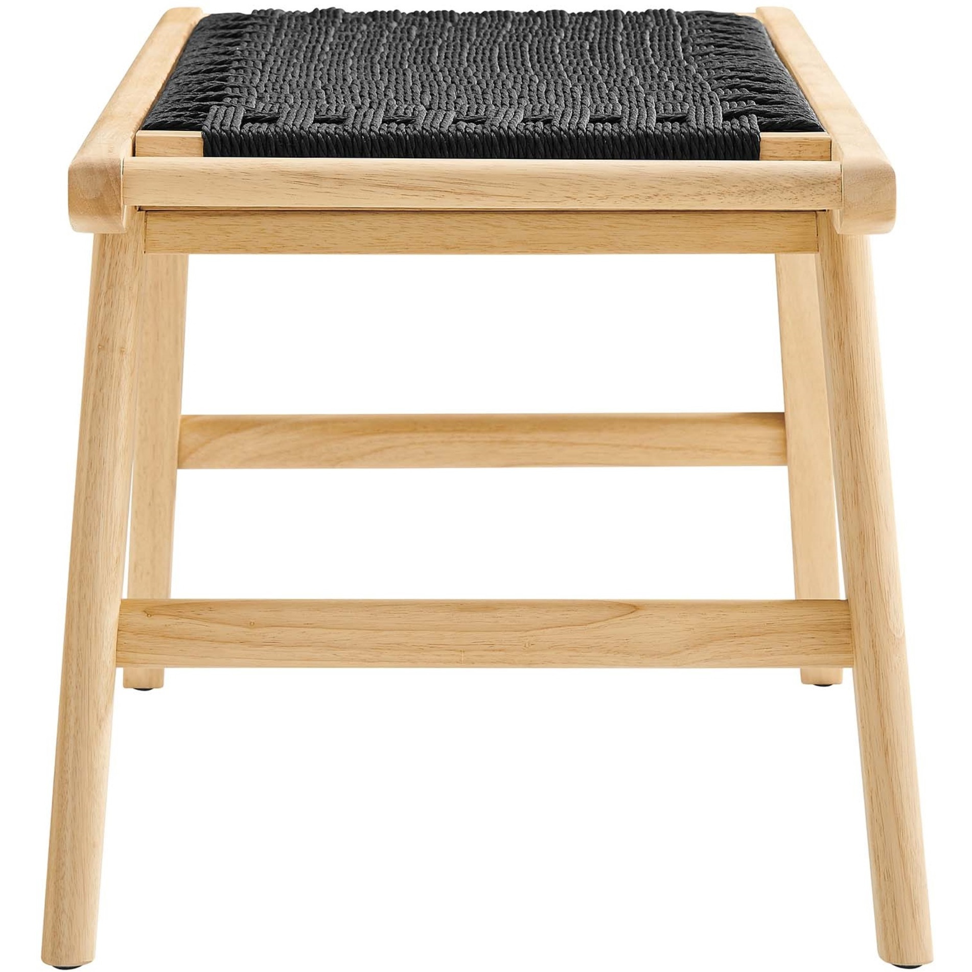 Saoirse 47"" Wove Rope Wood Bench