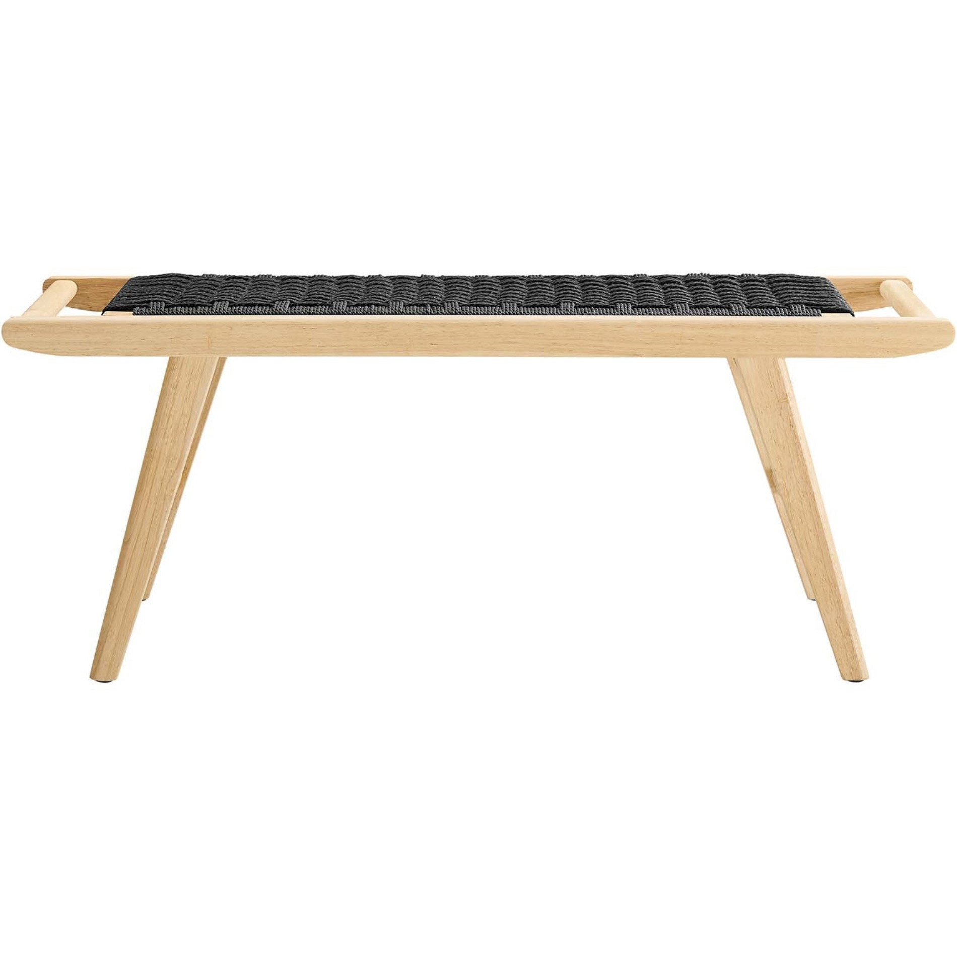 Saoirse 47"" Wove Rope Wood Bench