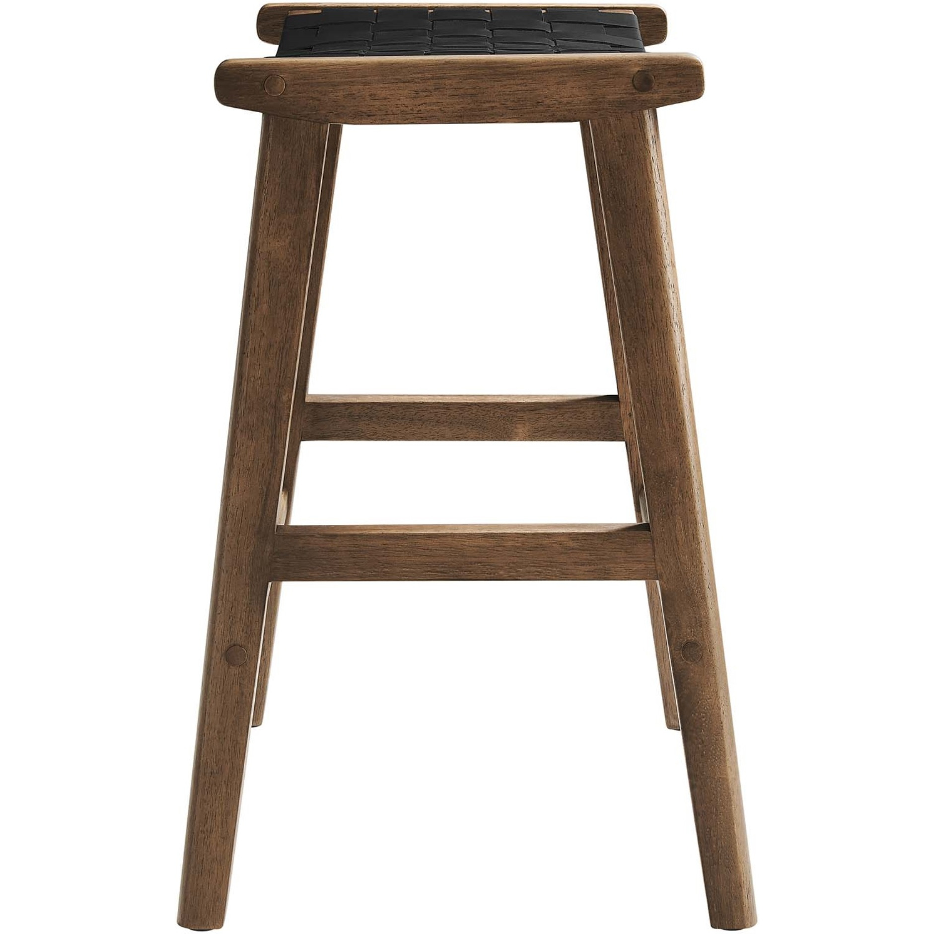 Saoirse Faux Leather Wood Counter Stool - Set Of 2