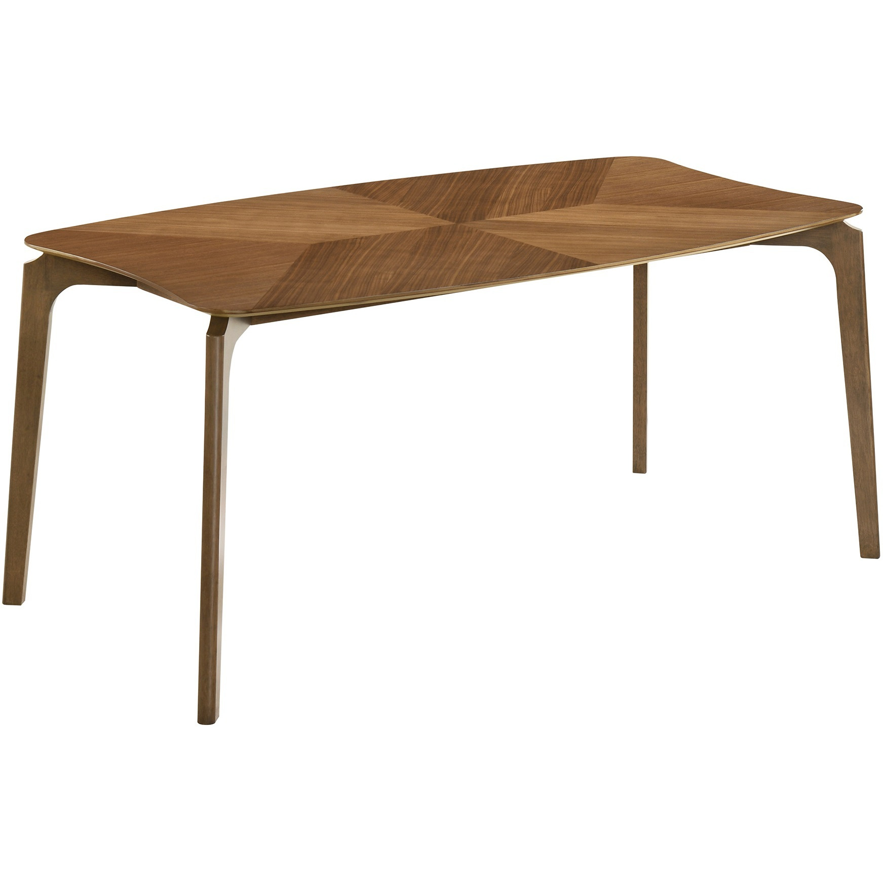 Kalia Wood Dining Table In Walnut Finish