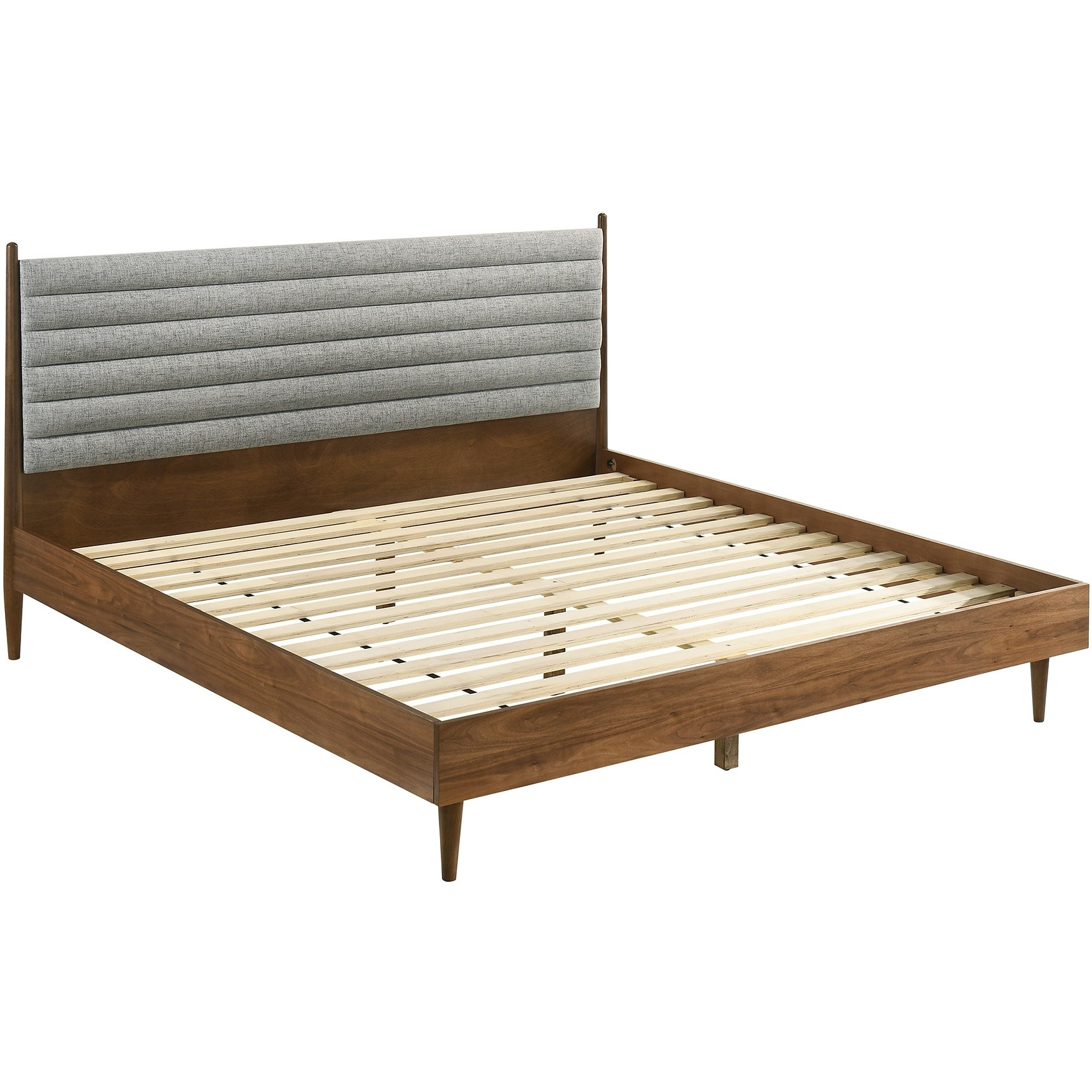 Artemio King 3 Piece Wood Bedroom Set In Walnut Finish