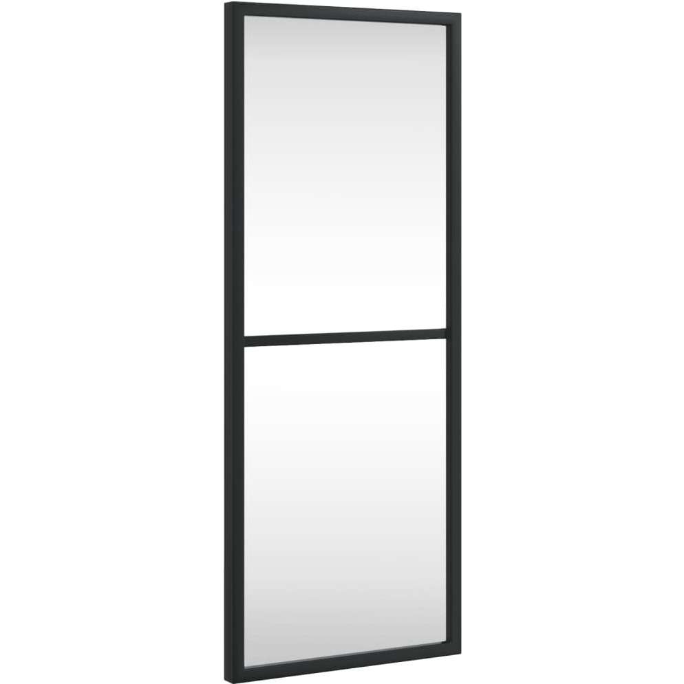 Vidaxl Wall Mirror Black 7.9"&quotX19.7"" Rectangle Iron