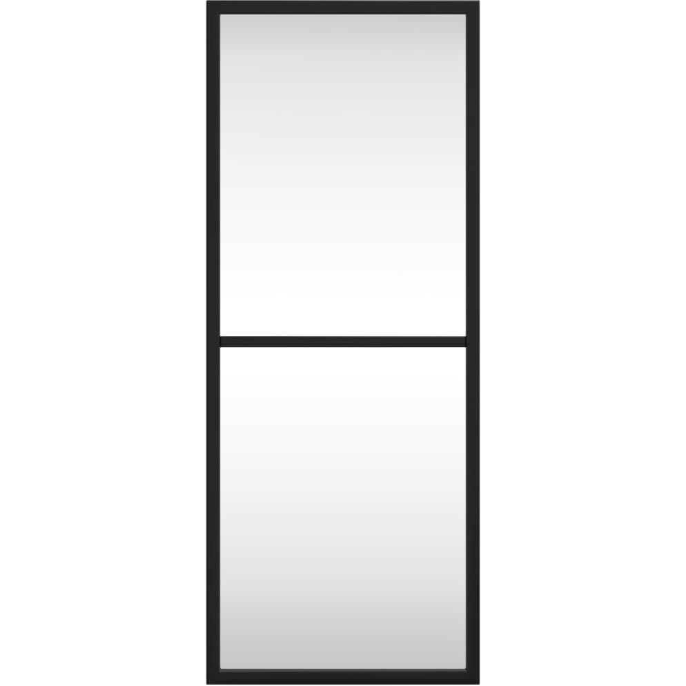 Vidaxl Wall Mirror Black 7.9"&quotX19.7"" Rectangle Iron