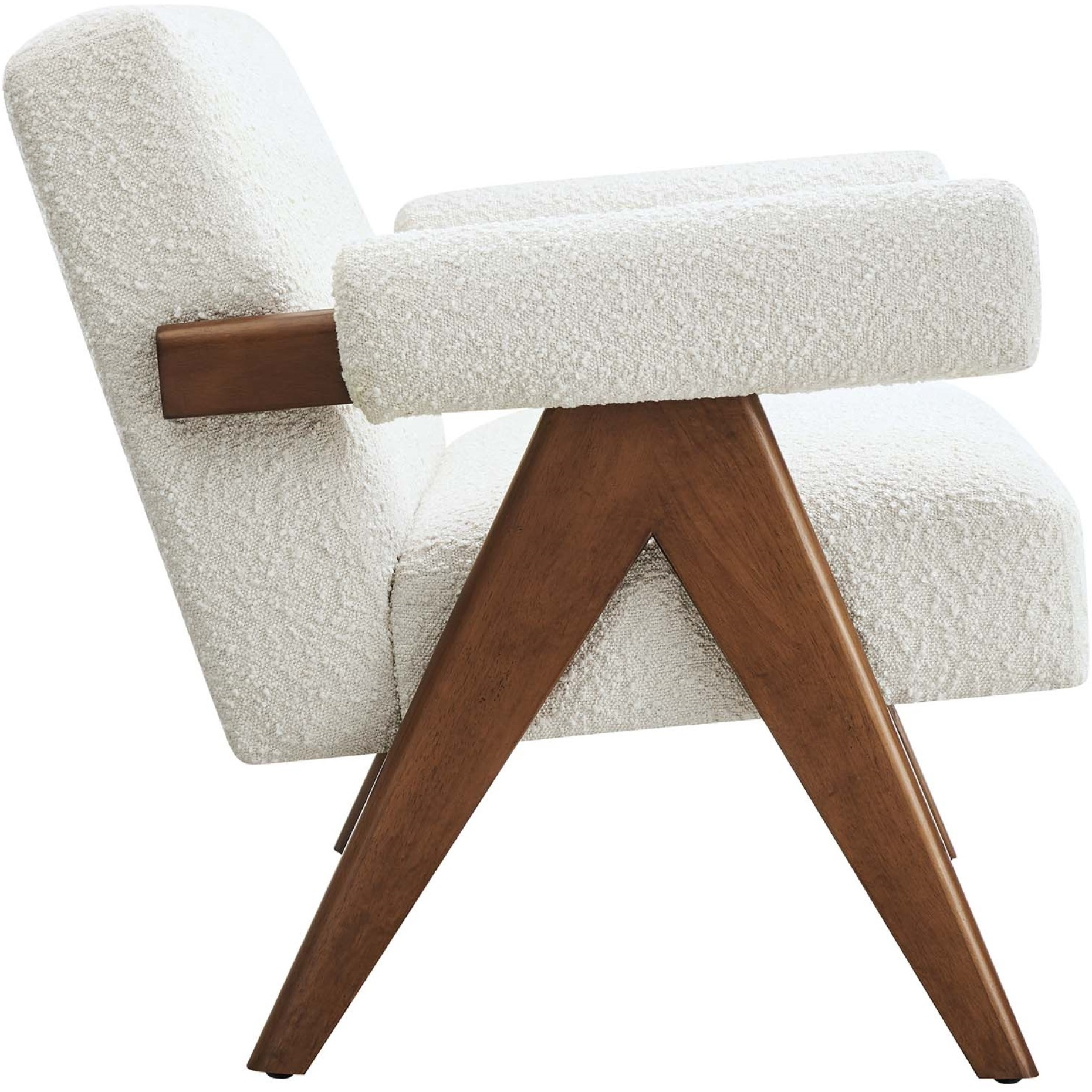 Lyra Boucle Fabric Loveseat