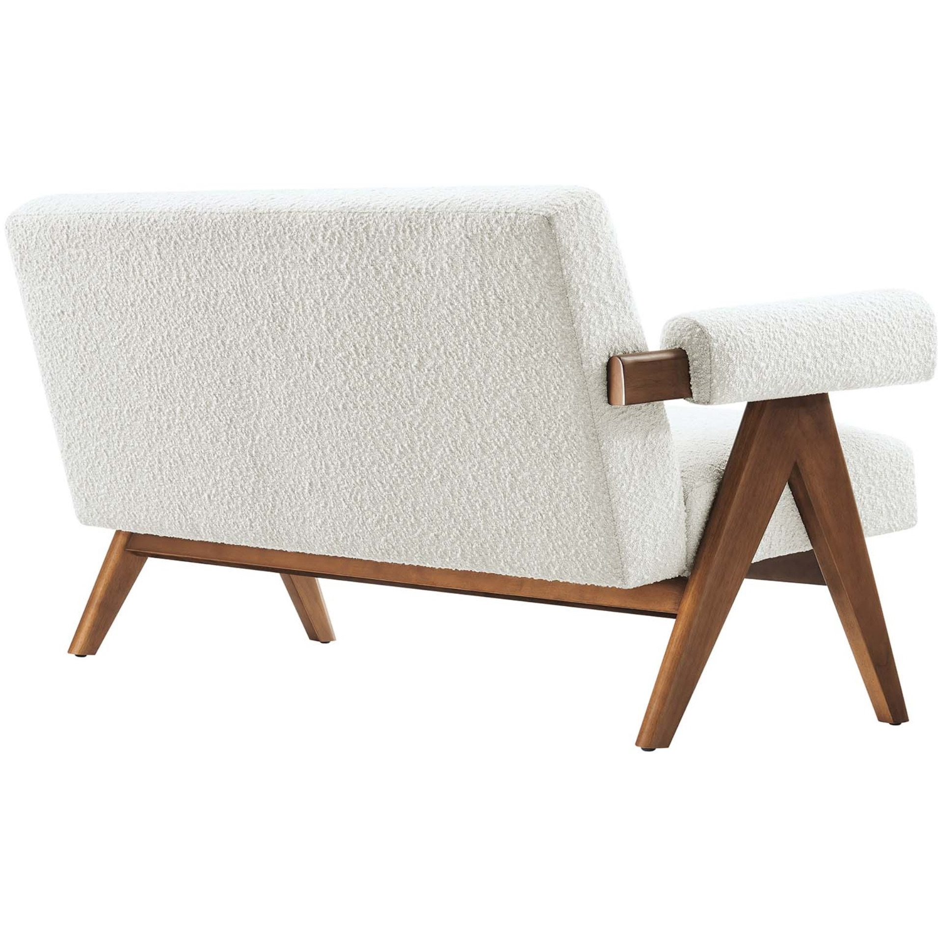 Lyra Boucle Fabric Loveseat