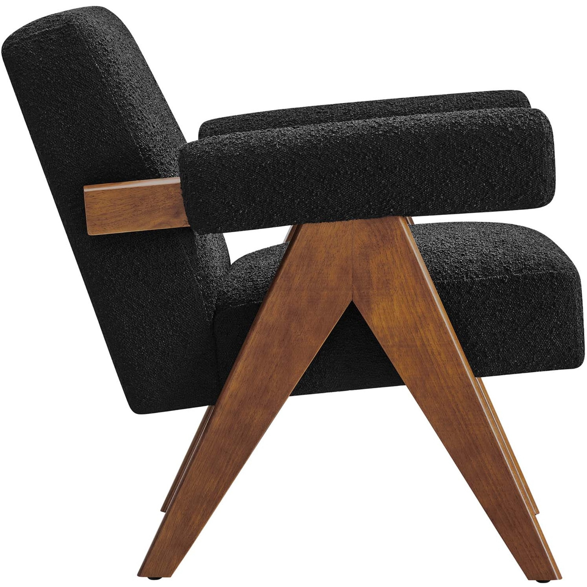 Lyra Boucle Fabric Armchair - Set Of 2