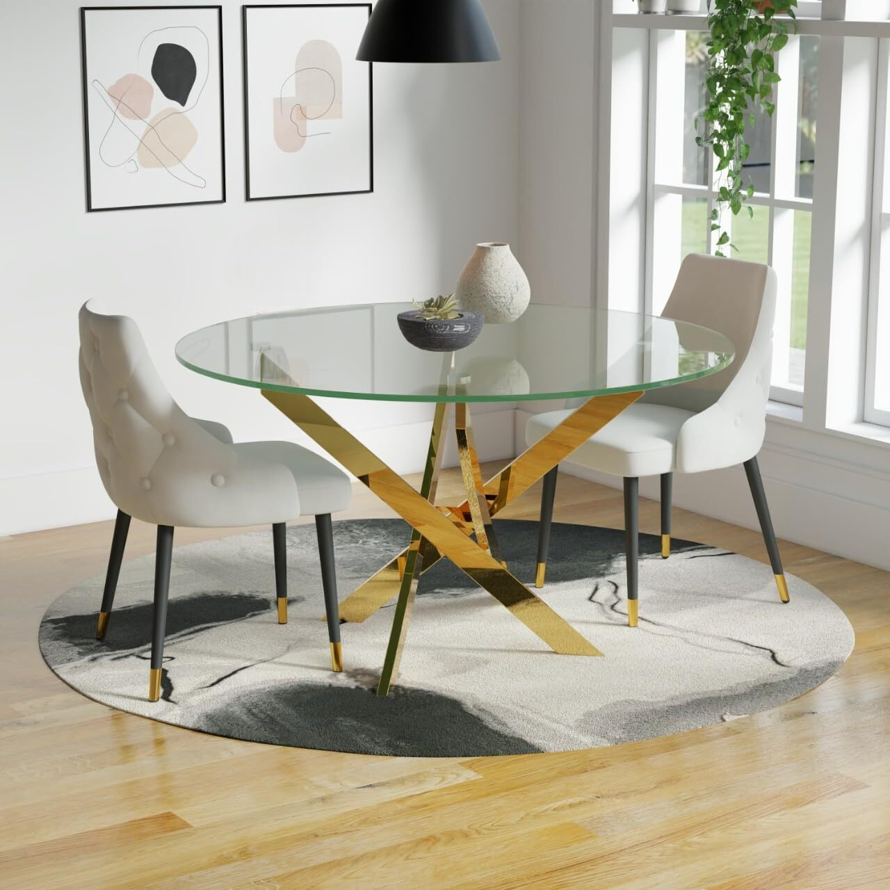 Neos Modern Furniture Dining Chairs  White