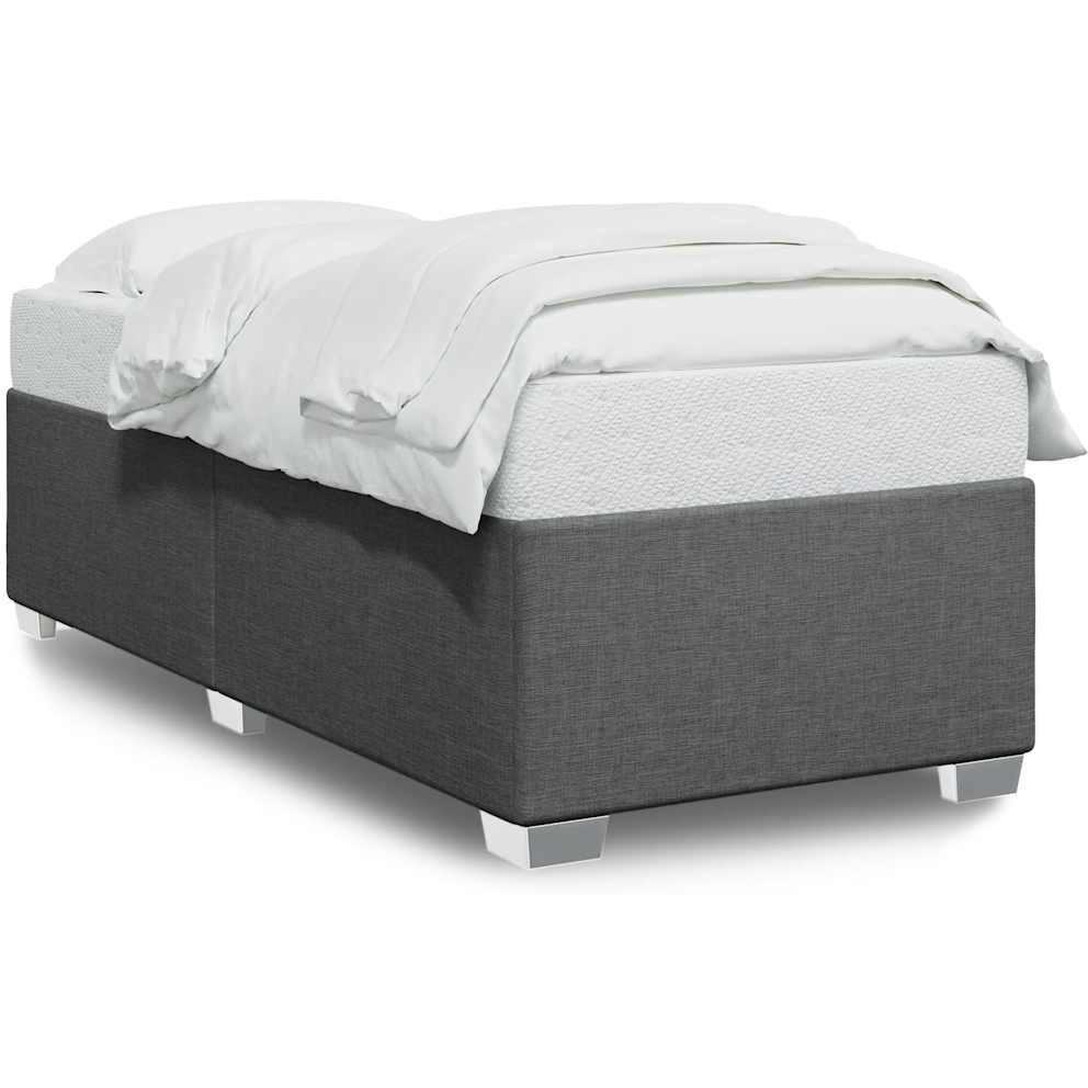 Vidaxl Bed Frame Without Mattress Dark Graytwin Xl Fabric