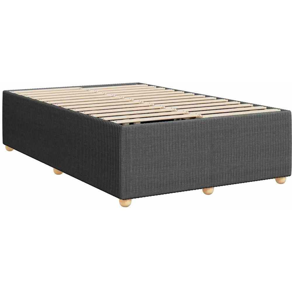 Vidaxl Bed Frame Without Mattress Dark Gray Full Fabric