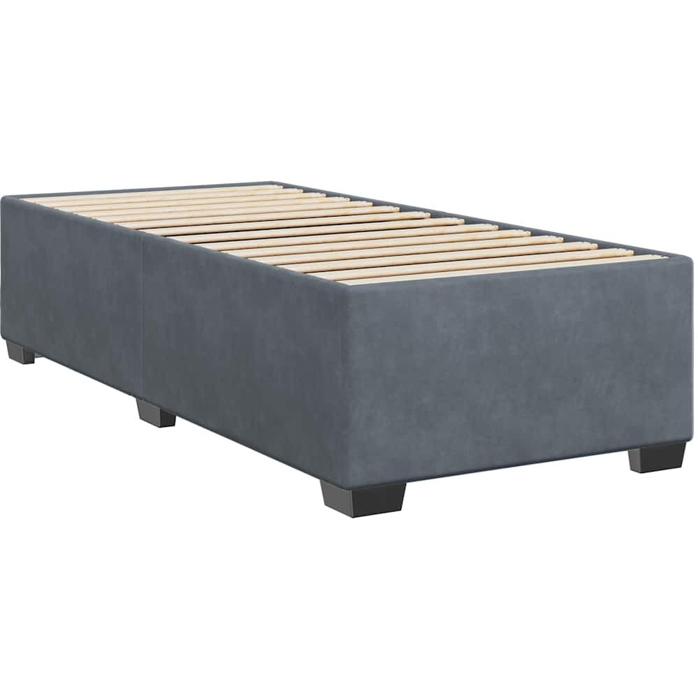 Vidaxl Bed Frame Without Mattress Dark Graytwin Xl Velvet