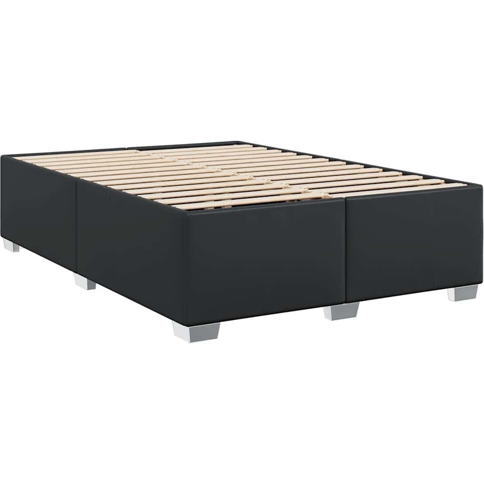 Vidaxl Bed Frame Without Mattress Blackqueen Faux Leather
