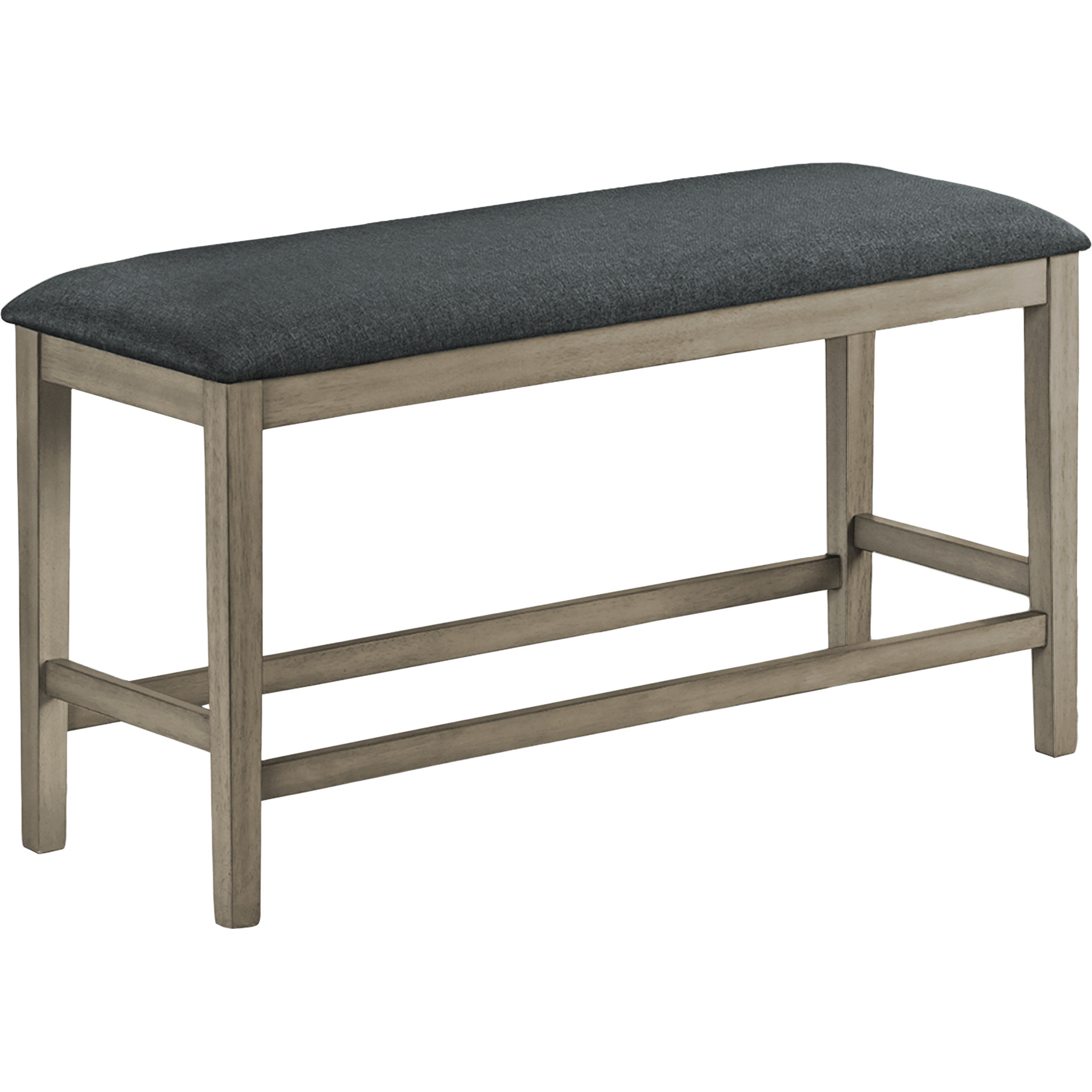 Bench  42"" Rectangular  Dining Room  Kitchen  Upholstered  Wood  Transitional