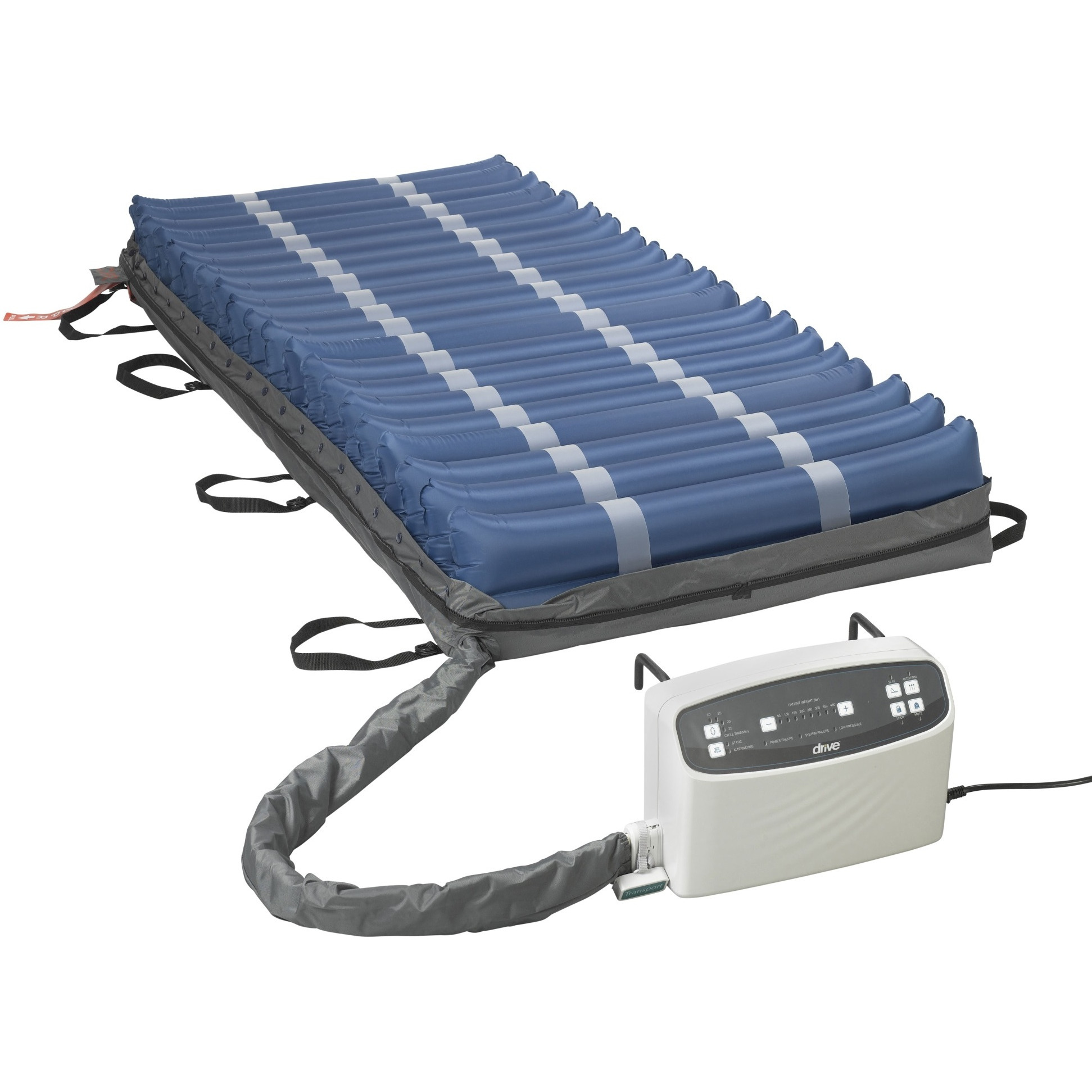 Drive Medical Med Aire Low Air Loss Mattress Replacement System With Alarm  8""