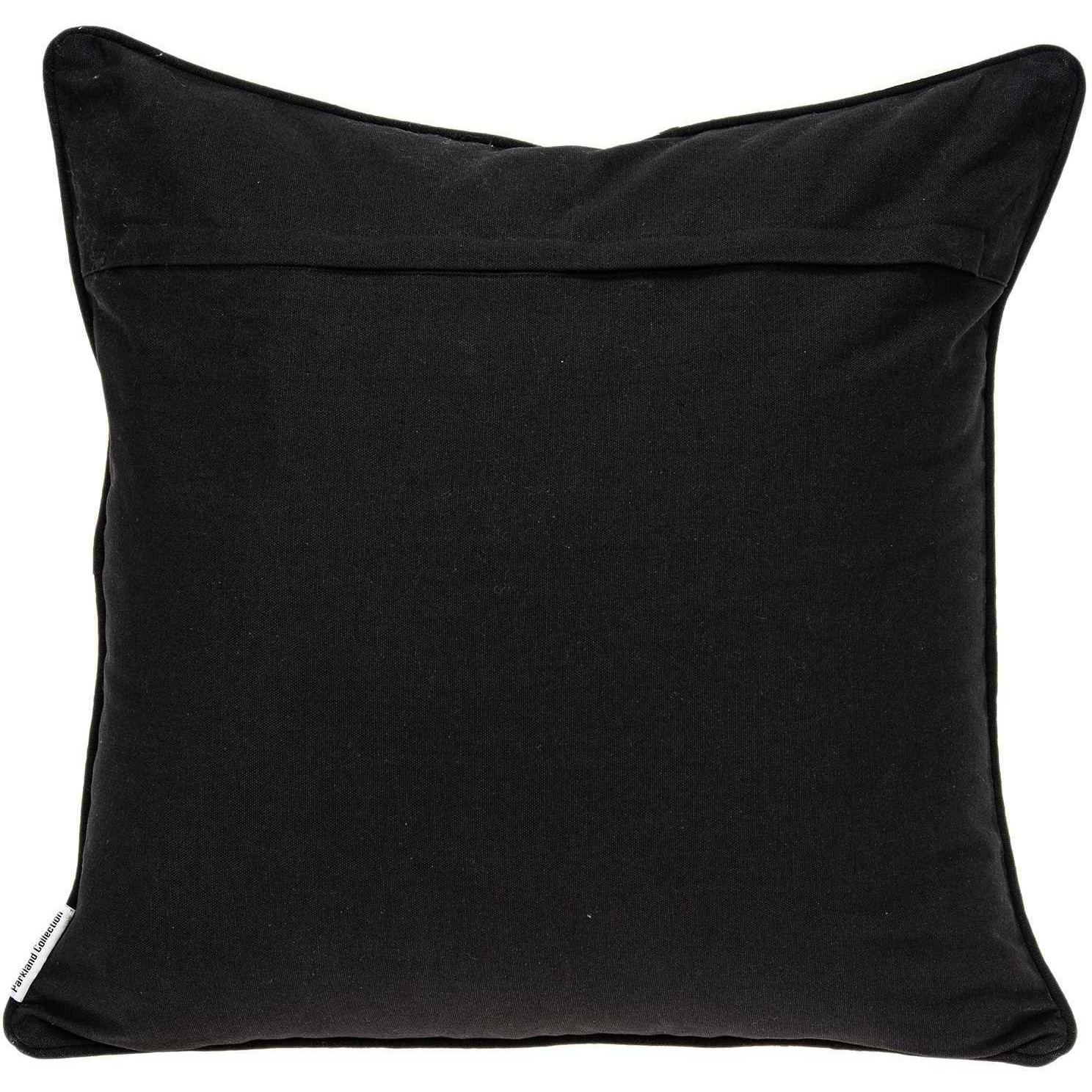20"" X 7"" X 20"" Transitional Black And White Zebra Pillow Cover With Poly Insert