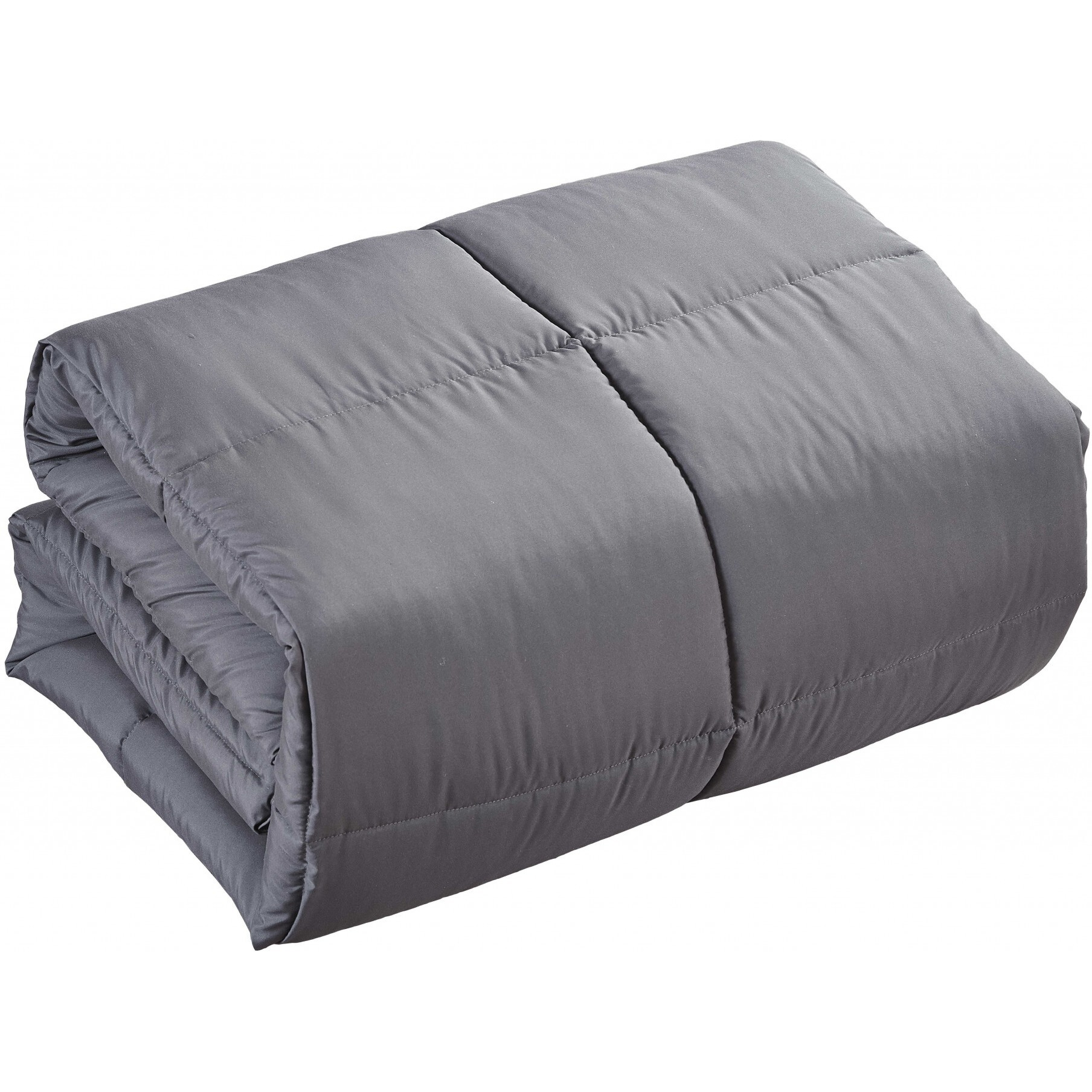 Dark Gray Medium Warmth Down Alternative Comforter King California King