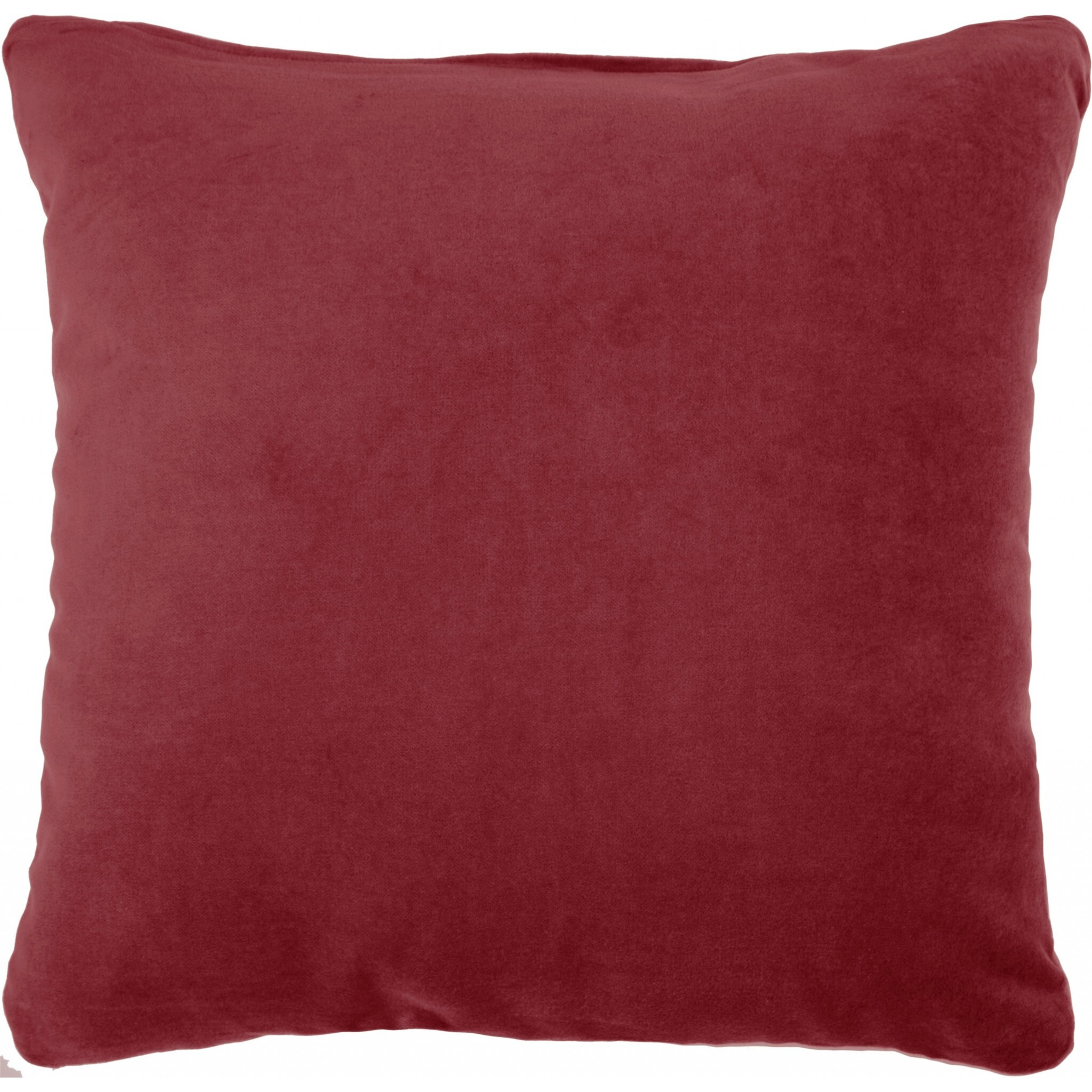 Red Velvet Modern Throw Pillow