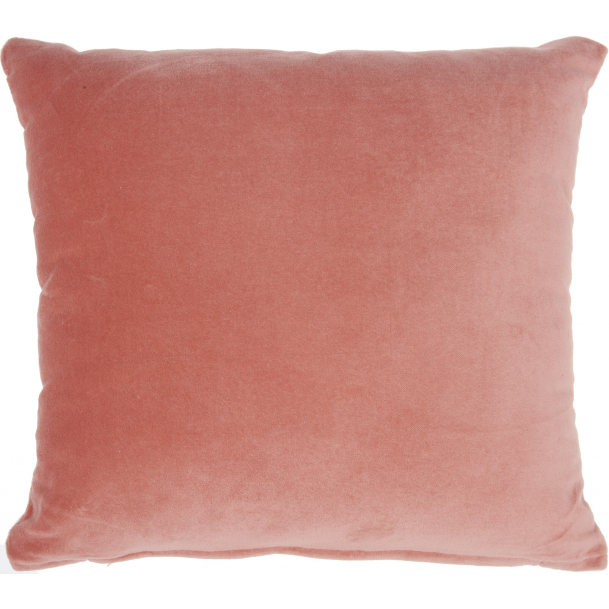 Pink Velvet Modern Throw Pillow