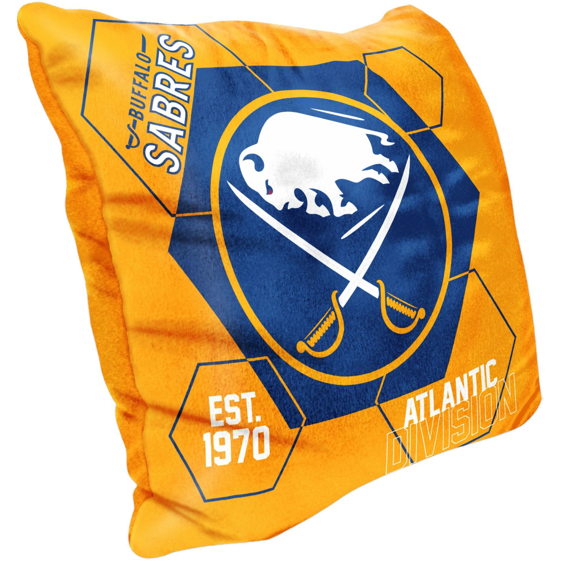 Sabres Official Nhl Connector Double Sided Velvet Pillow 16 X 16(D0102H94Umv)