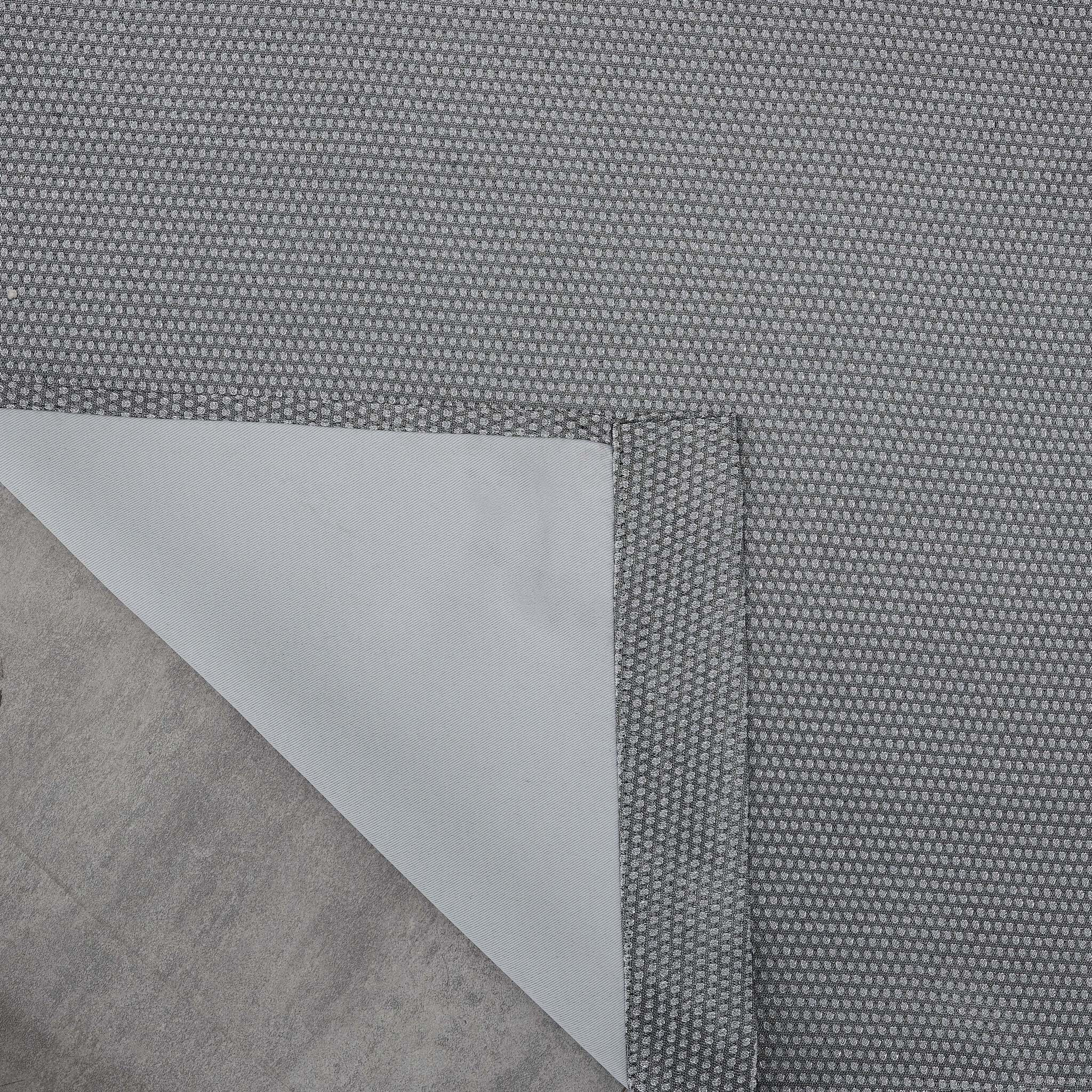 Set Of Two 96""  Silver Metallic Textured Window Panels