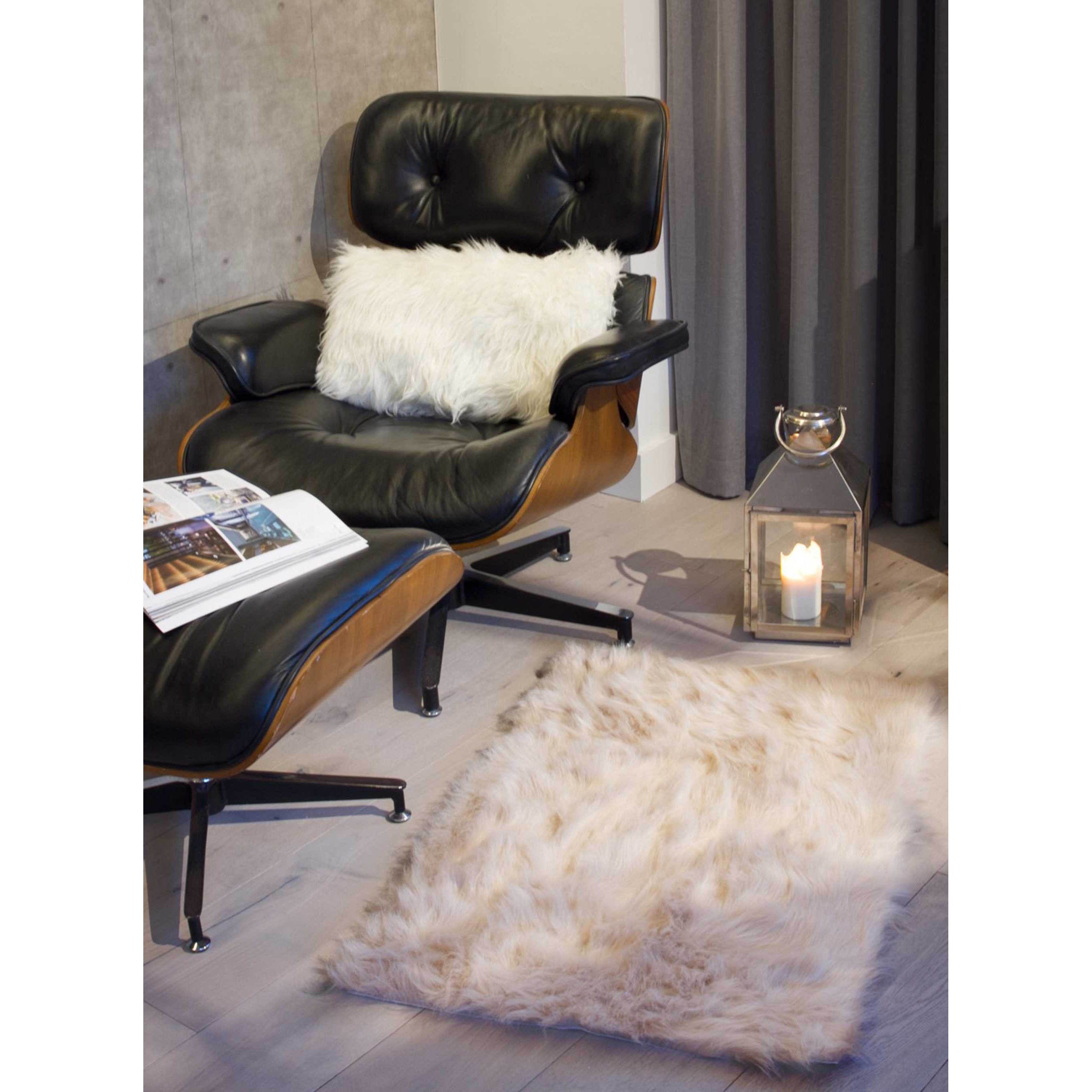 2' X 3' Taupe Animal Print Area Rug