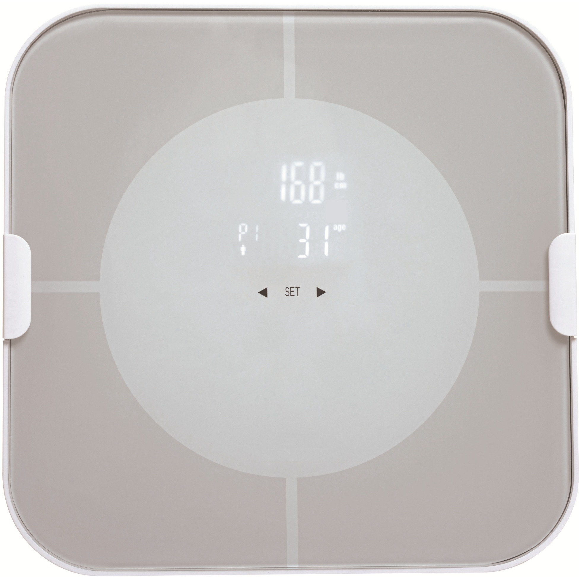 A High Precision Bluetooth Bmi Scale Using The Medm Health App Available On Ios And Android  Its Glass Platform With Ito Coating Is The Electrode That Measures Weight  Body Fat  Hydration  Muscle Mass  And Bone Mass. Saves Up To 8 Users.