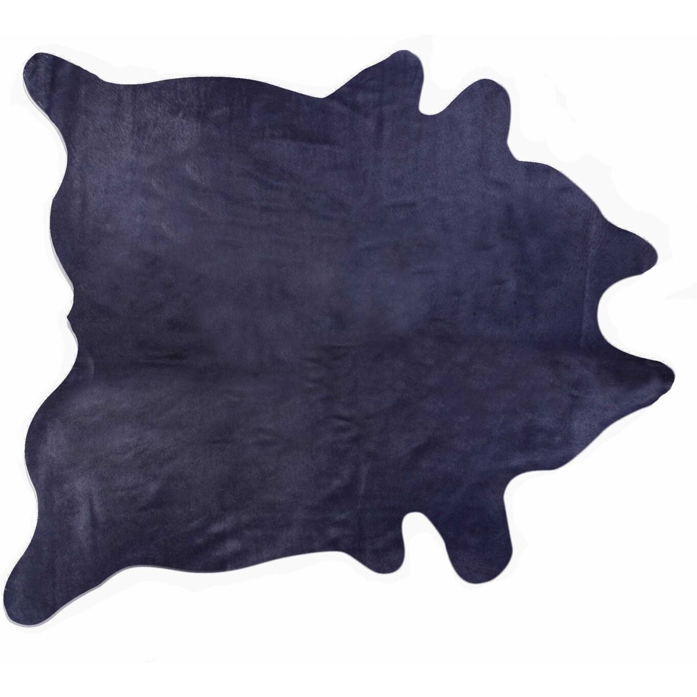 72"" X 84"" Navy Cowhide - Rug