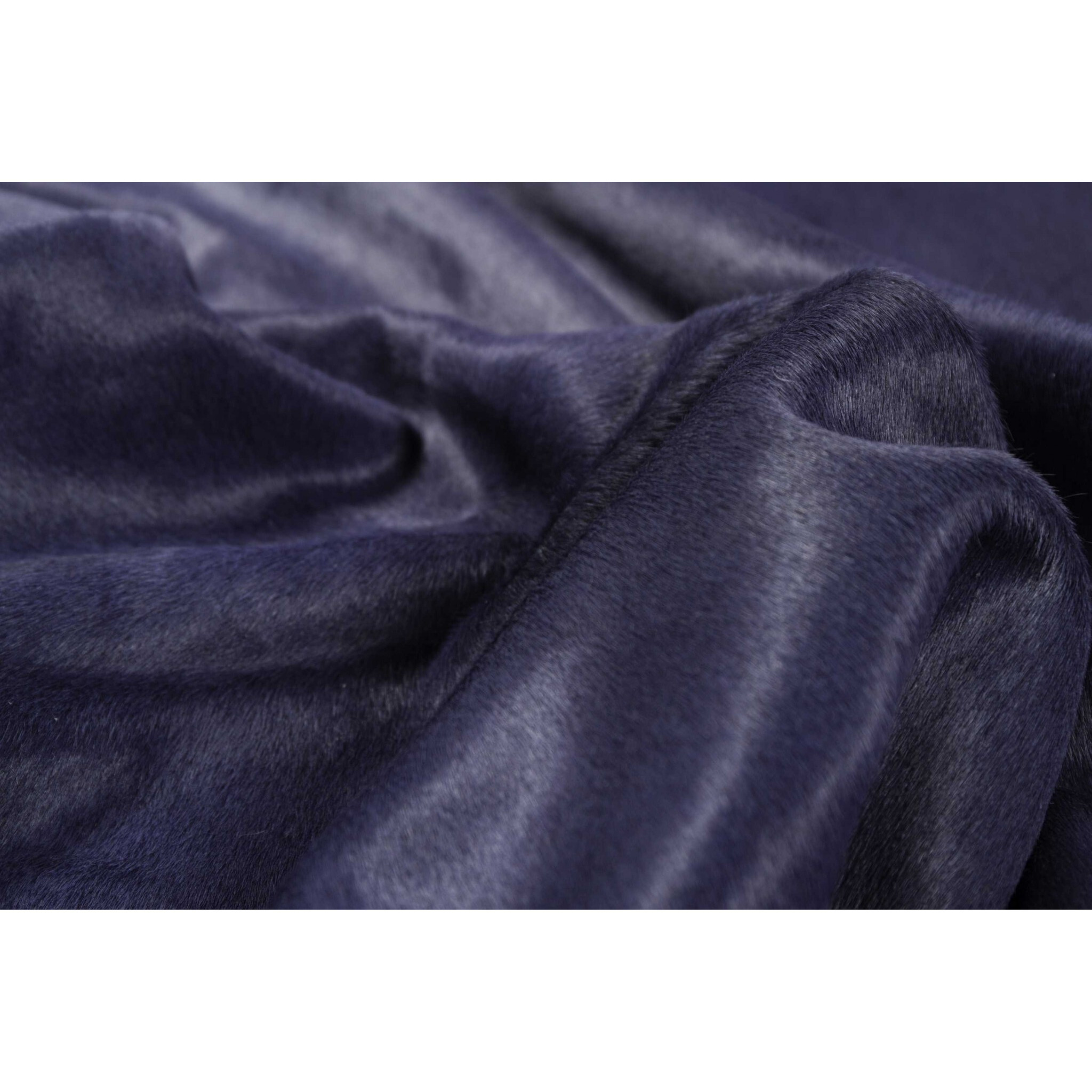 72"" X 84"" Navy Cowhide - Rug
