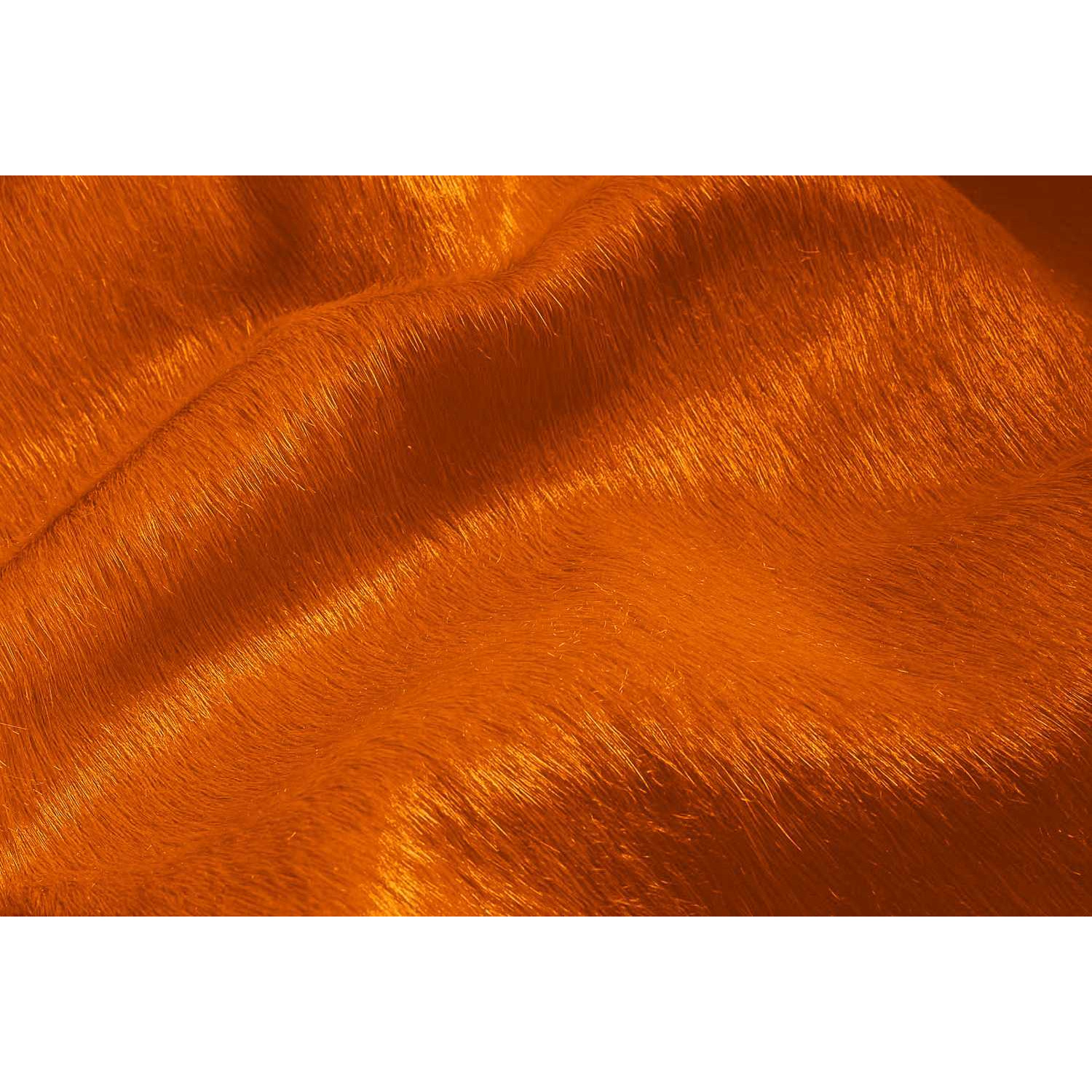 72"" X 84"" Orange Cowhide - Rug