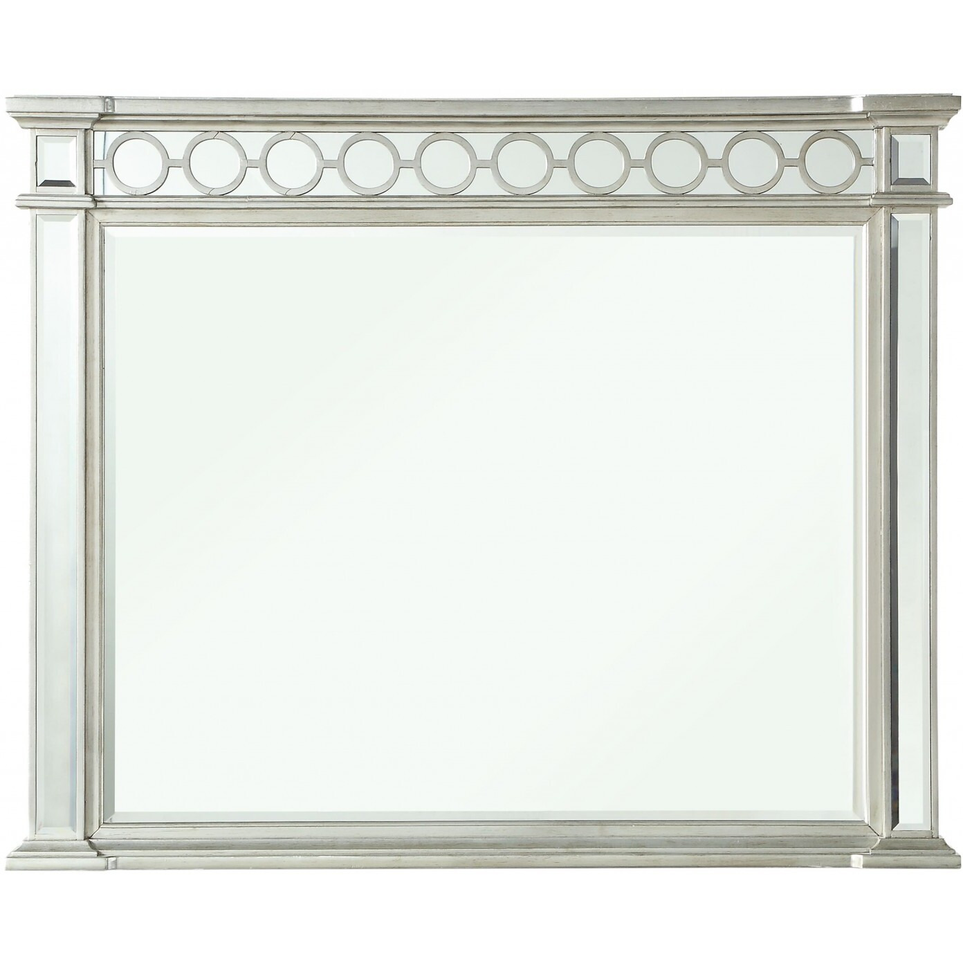 3"" X 52"" X 42"" Wood Mirror