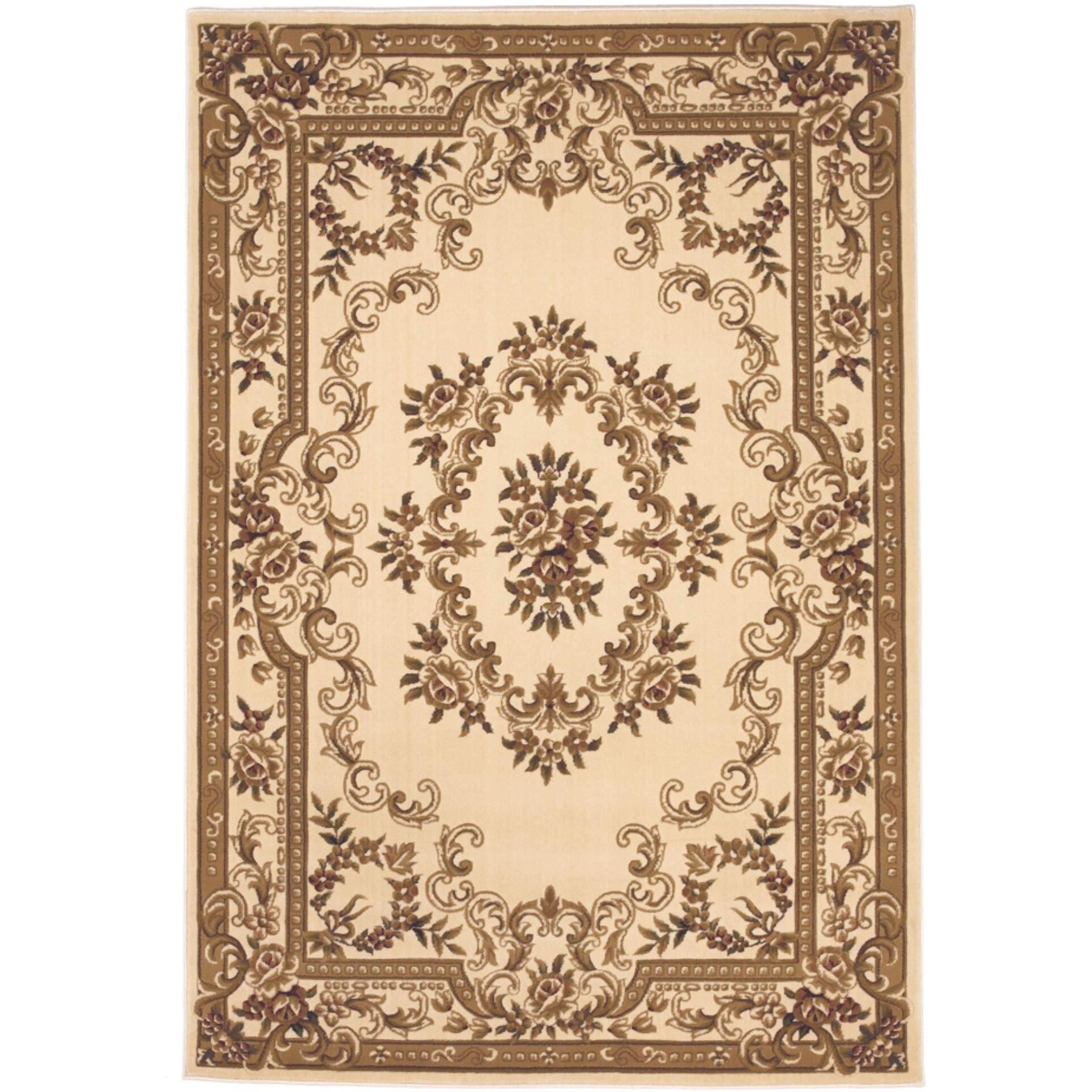 Homeroots 353280 2 Ft. 3 In. X 3 Ft. 3 In. Polypropylene Ivory Area Rug