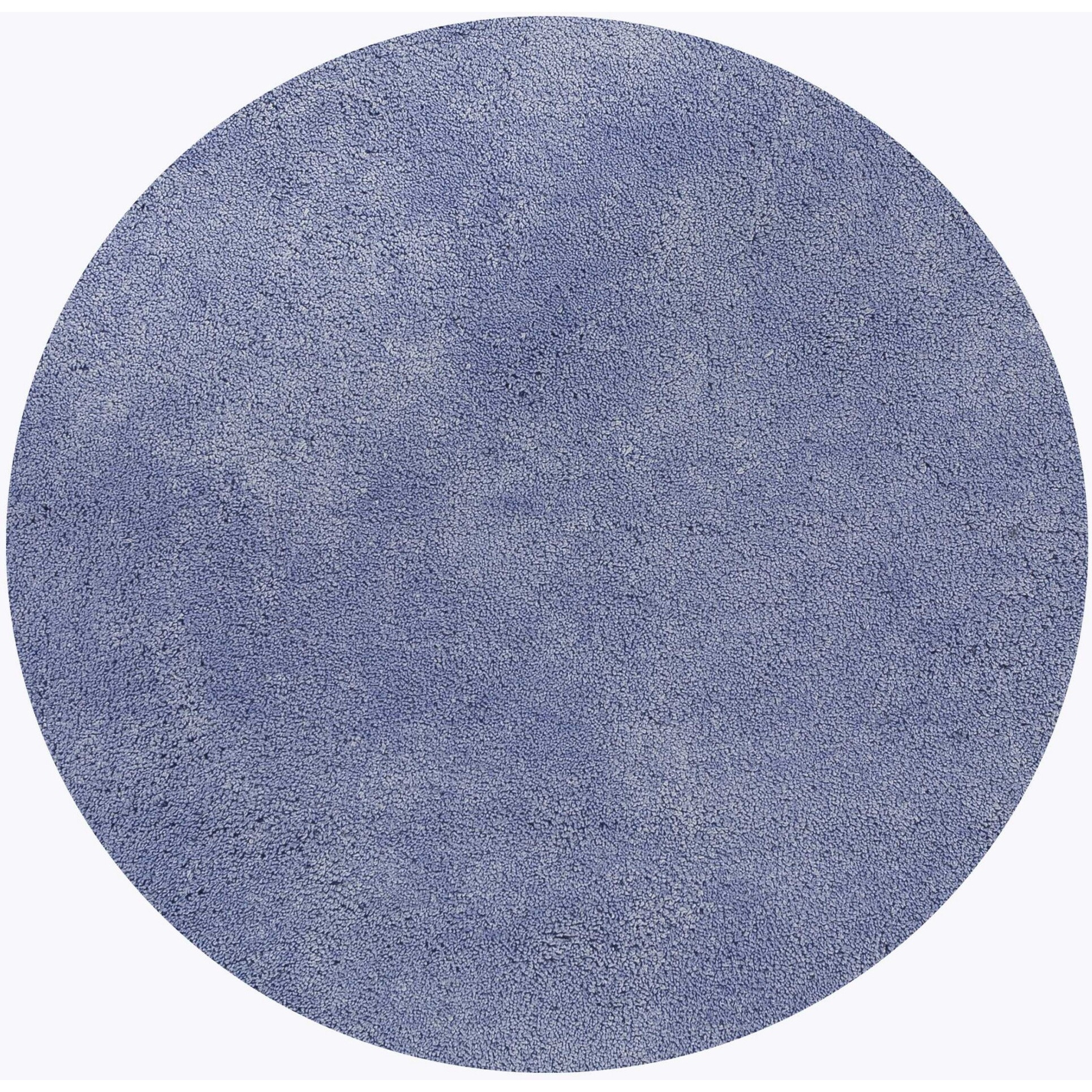 6' Purple Round Indoor Shag Rug