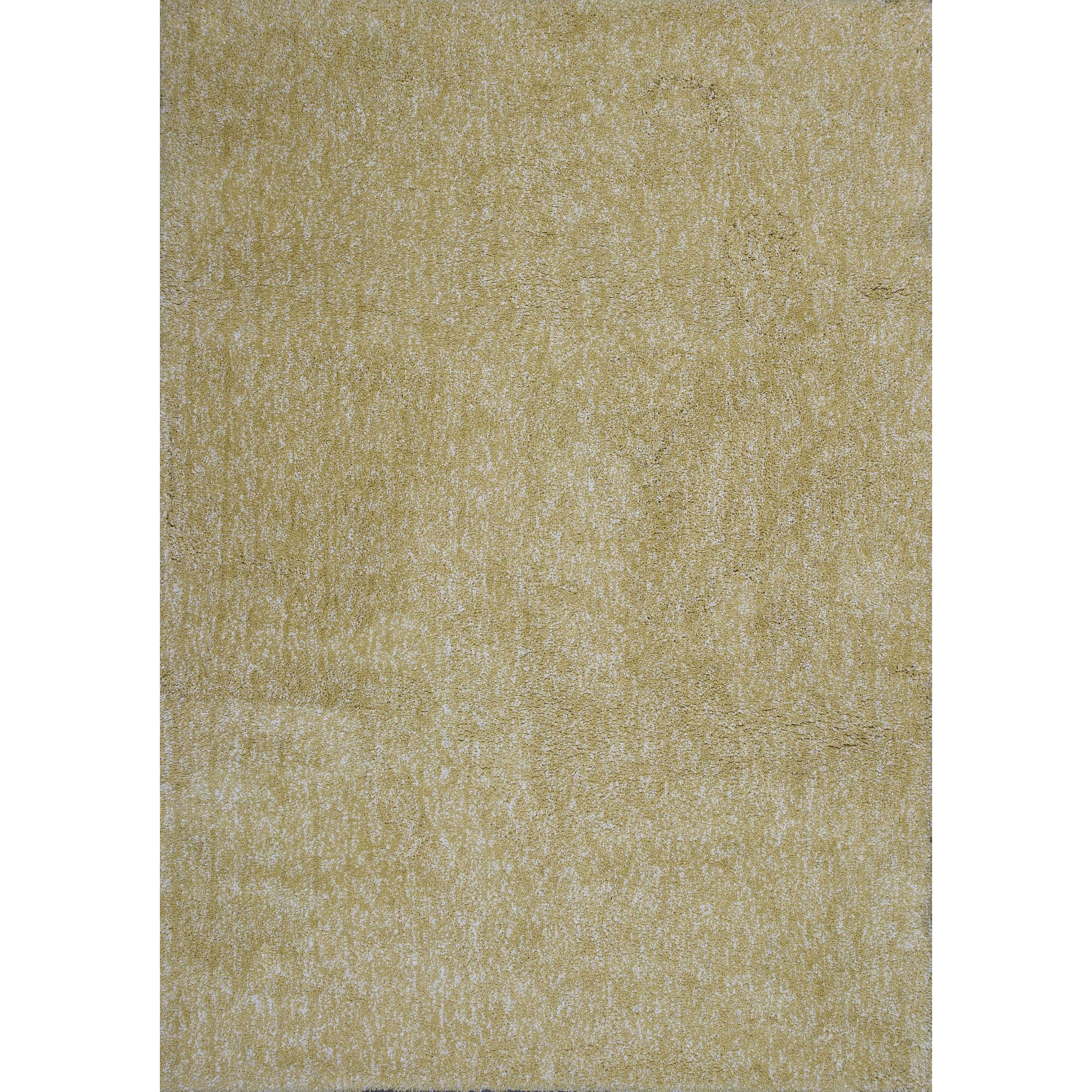 8'X11' Yellow Heather Indoor Shag Rug