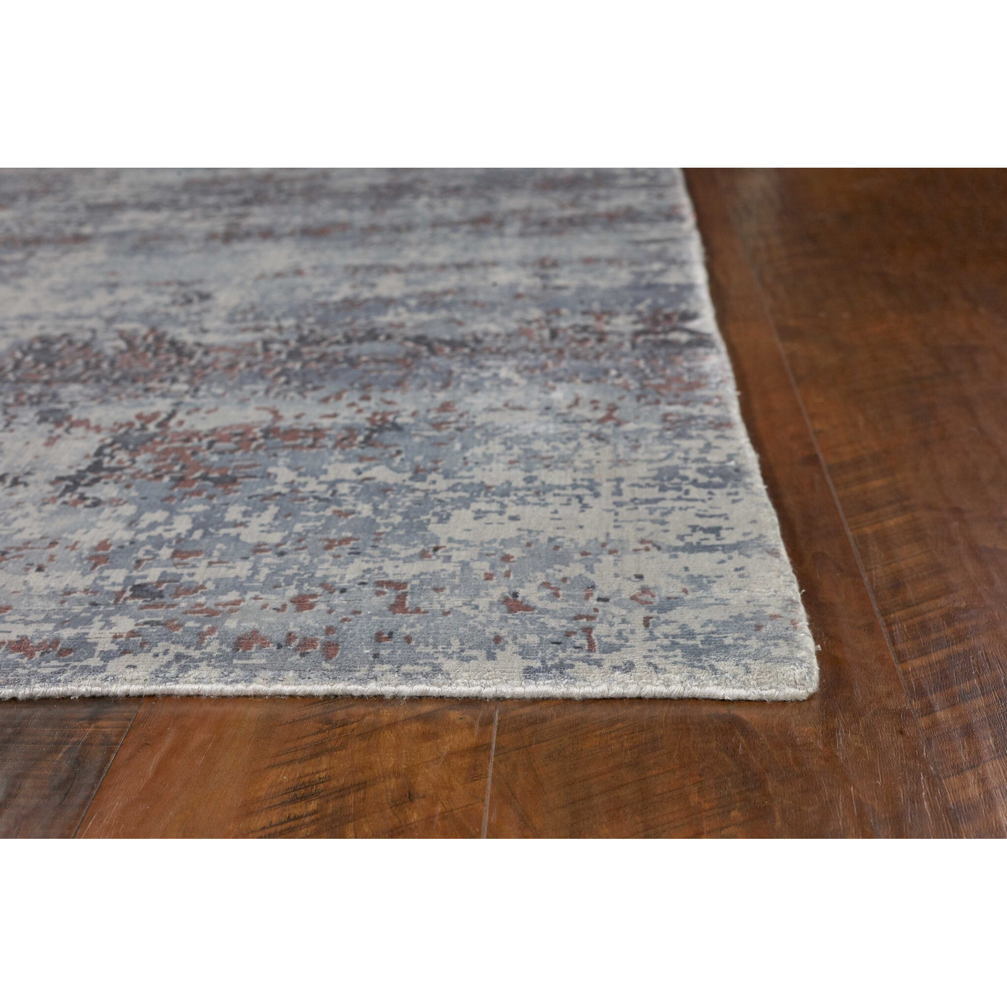 5' X 7'  Viscose Slate Area Rug
