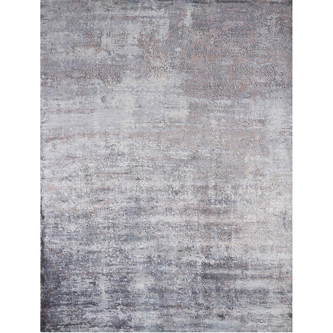 5' X 7'  Viscose Slate Area Rug