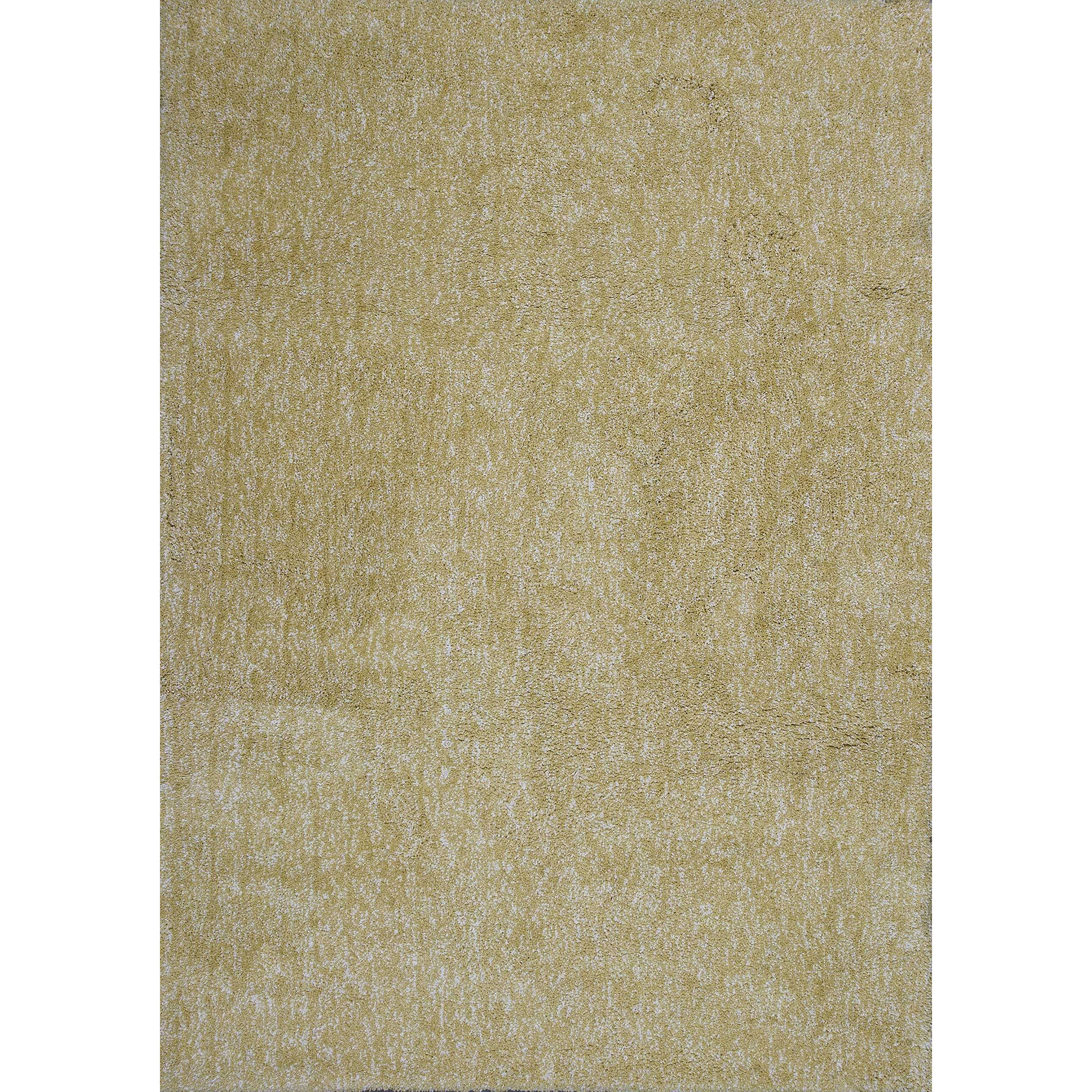 Homeroots 352648 5 X 7 Ft. Polyester Yellow Heather Area Rug