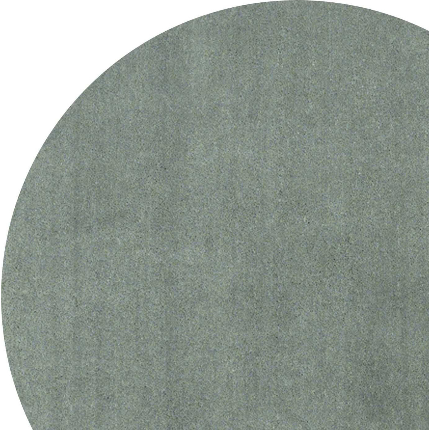 8' Round  Polyester Slate Area Rug