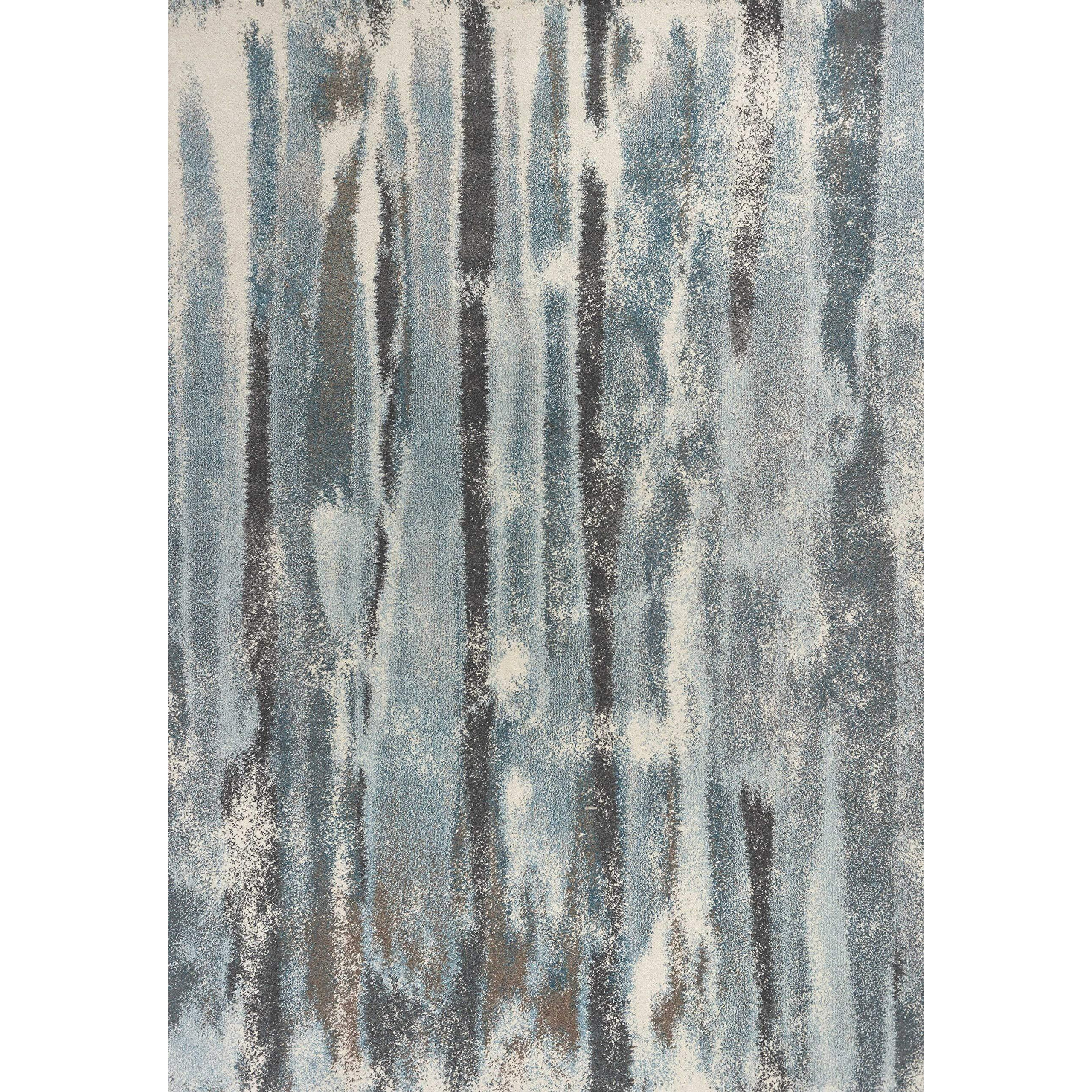 Homeroots 349864 7 Ft. 10 In. X 10 Ft. 10 In. Polypropylene Teal Area Rug