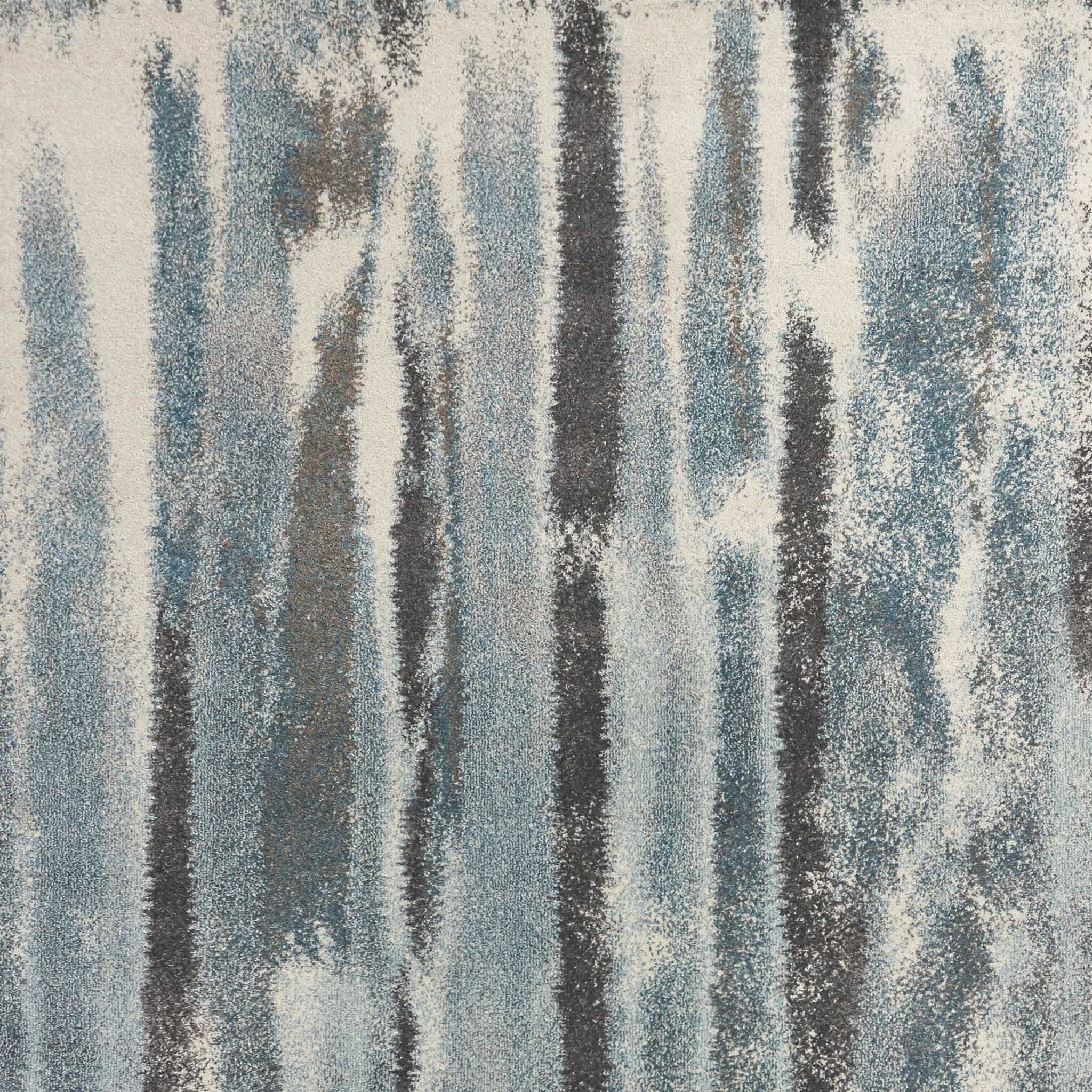 Homeroots 349864 7 Ft. 10 In. X 10 Ft. 10 In. Polypropylene Teal Area Rug