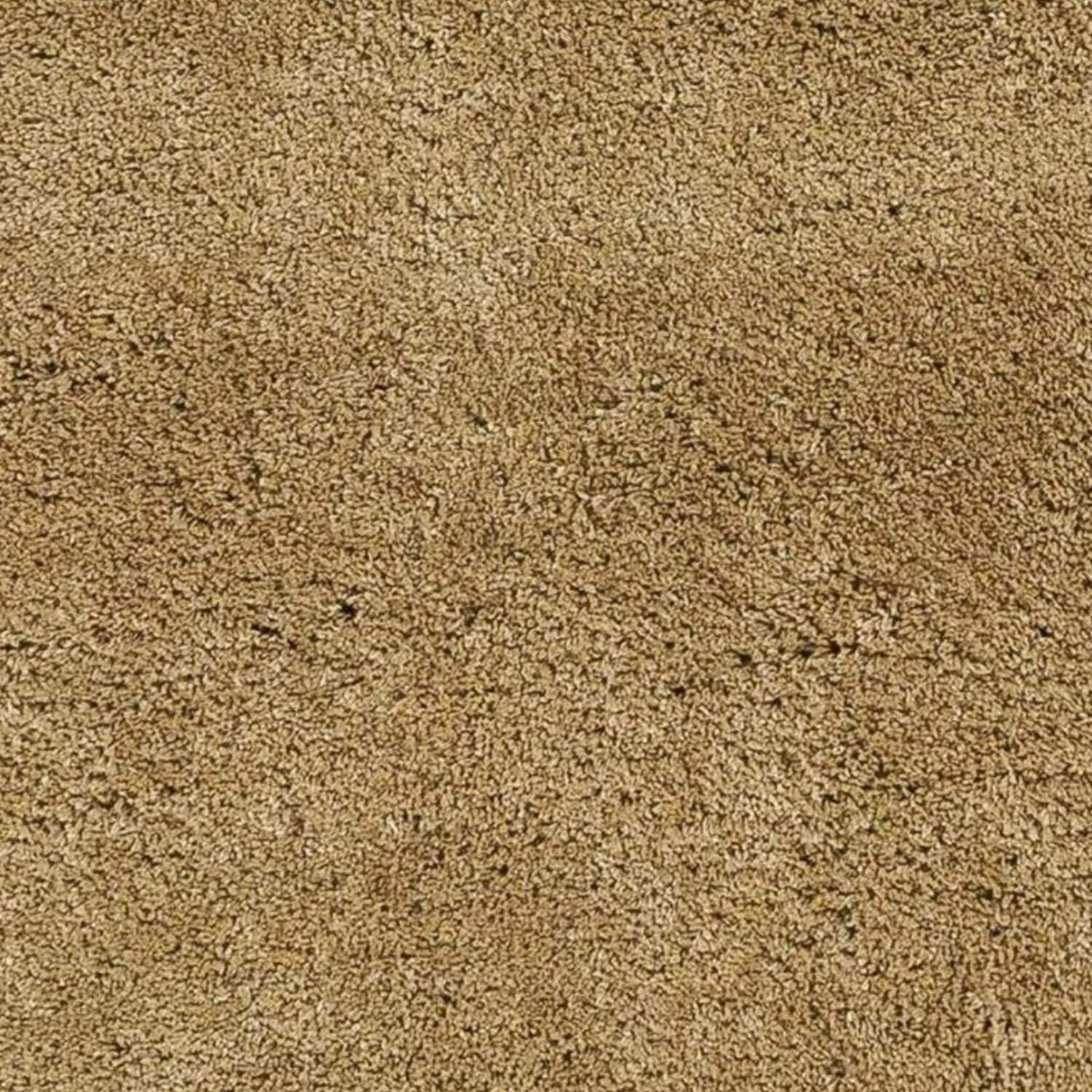 Homeroots 8' Round Polyester Gold Area Rug
