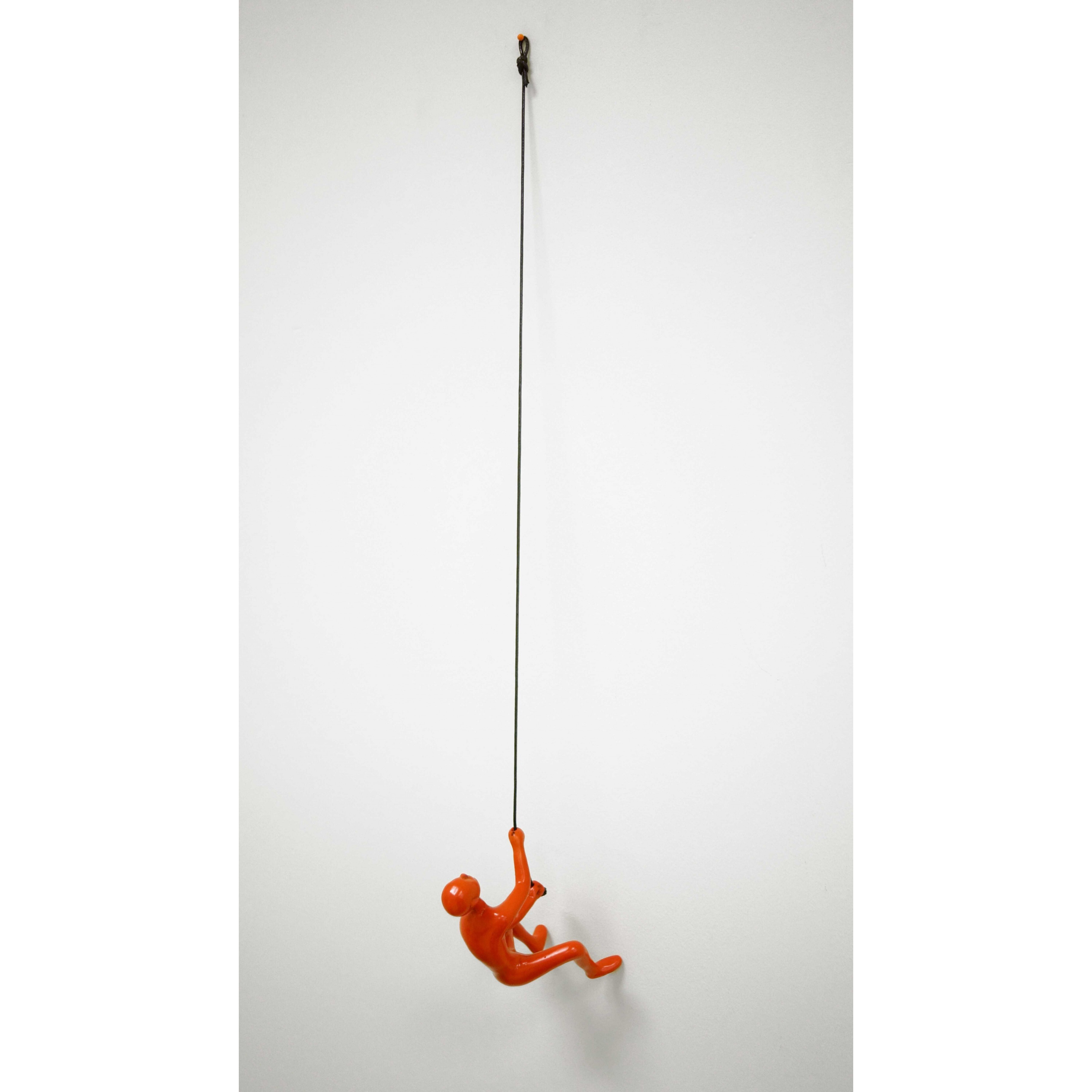 6"" Orange Unique Climbing Man Wall Art