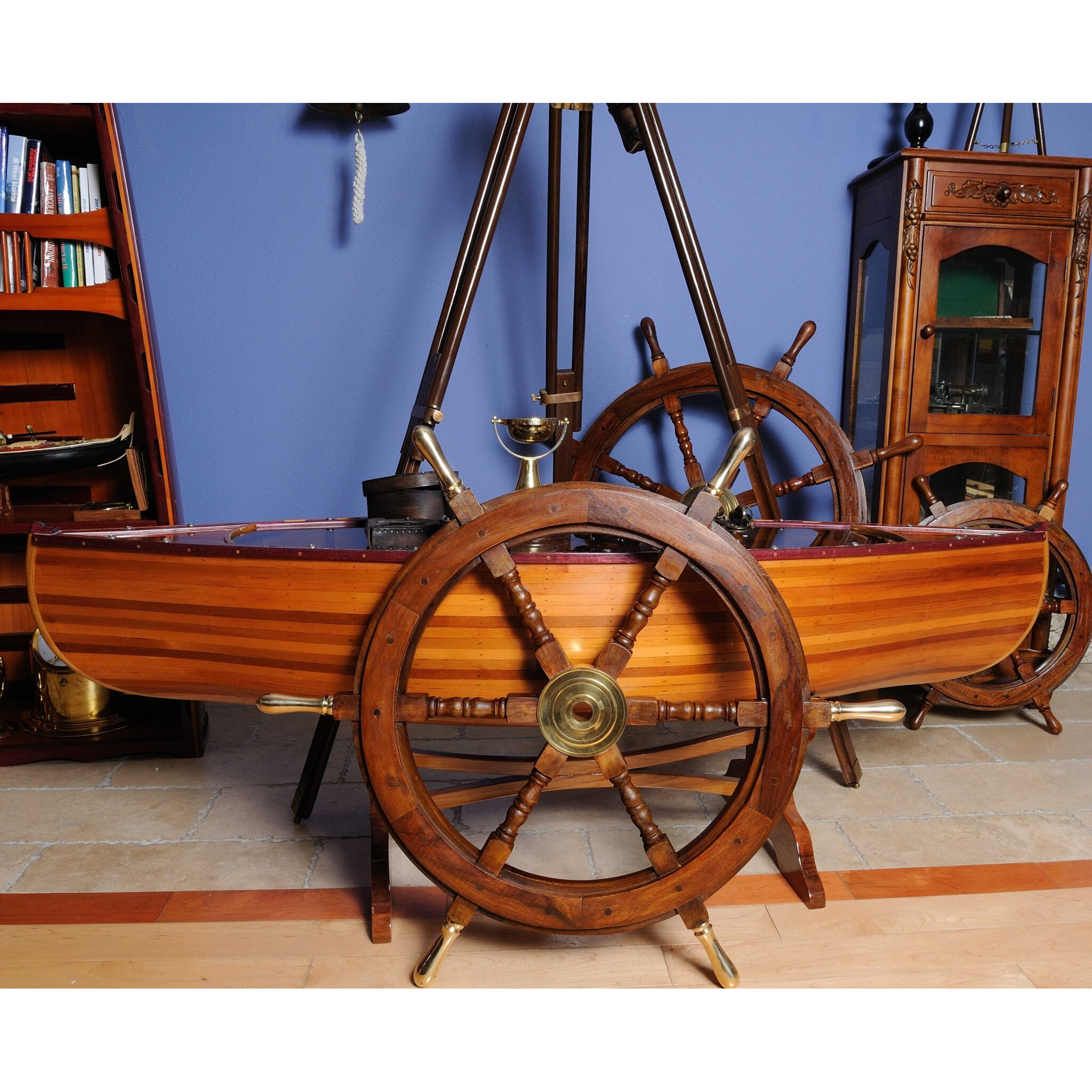 30"" X 30"" X 2"" Ship Wheel