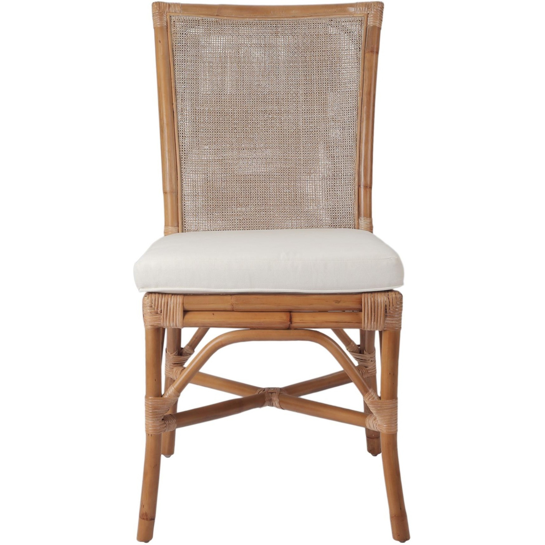 Tatum Rattan Side Chair - Canary Brown