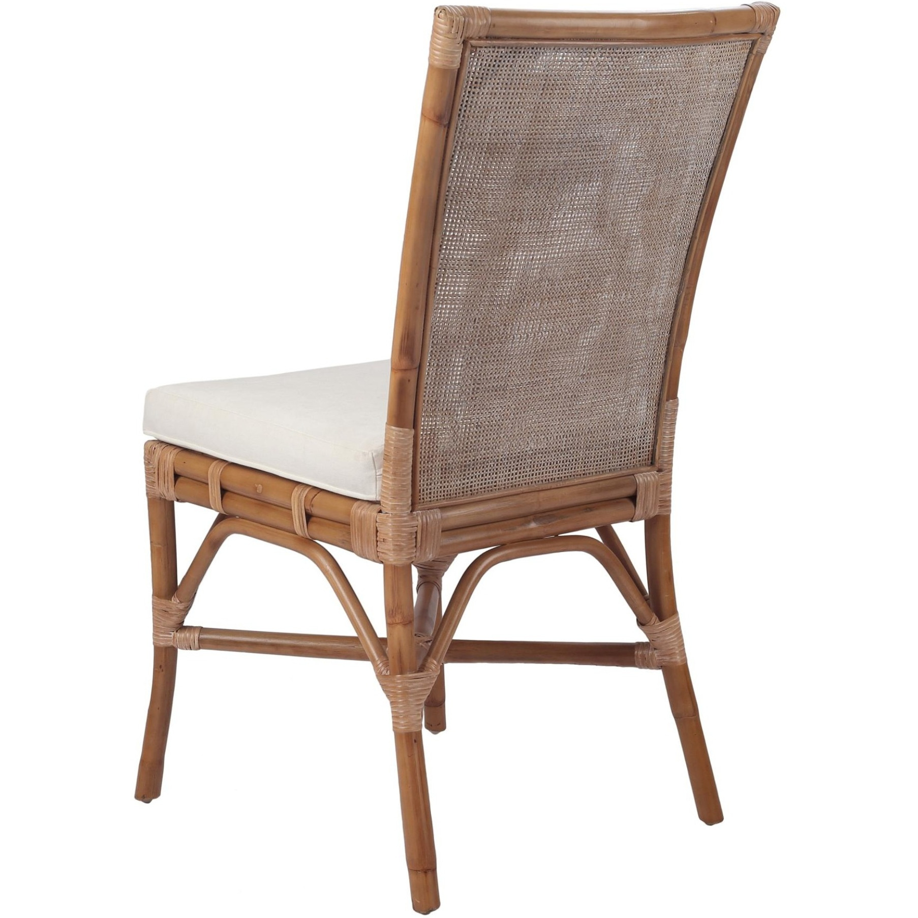 Tatum Rattan Side Chair - Canary Brown