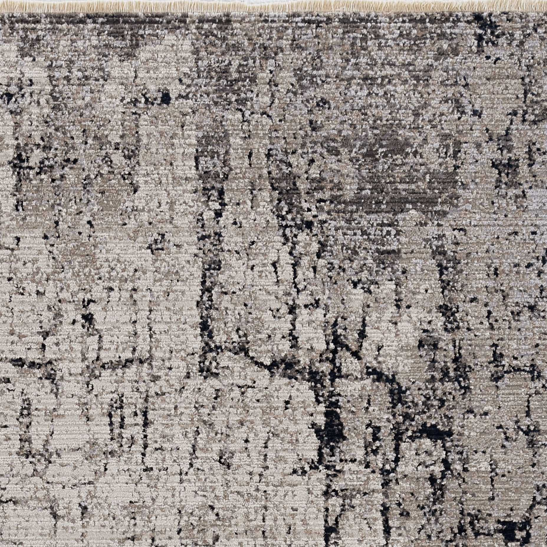96 X 96 Ivory Or Grey Polyester Rug