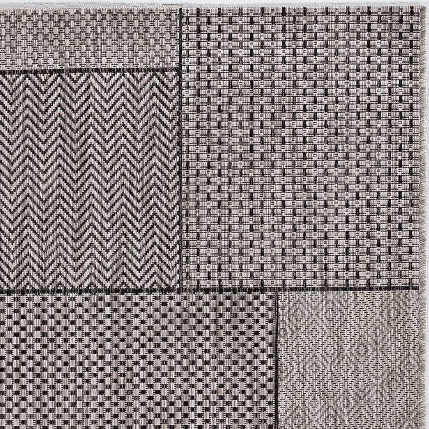 Homeroots 39 X 59 X 025 Grey Polypropylene Rug