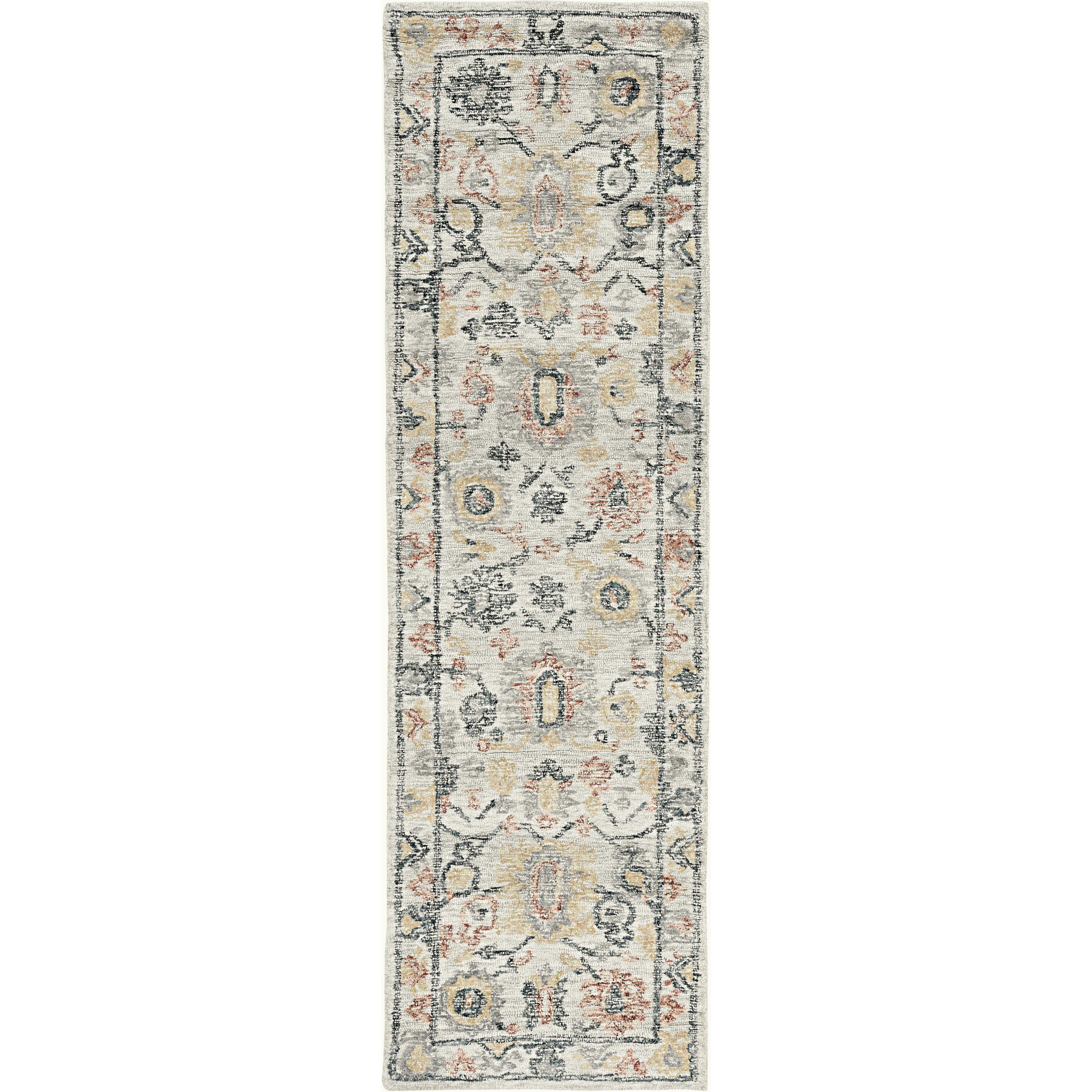 78 X 114 Ivory  Wool Rug
