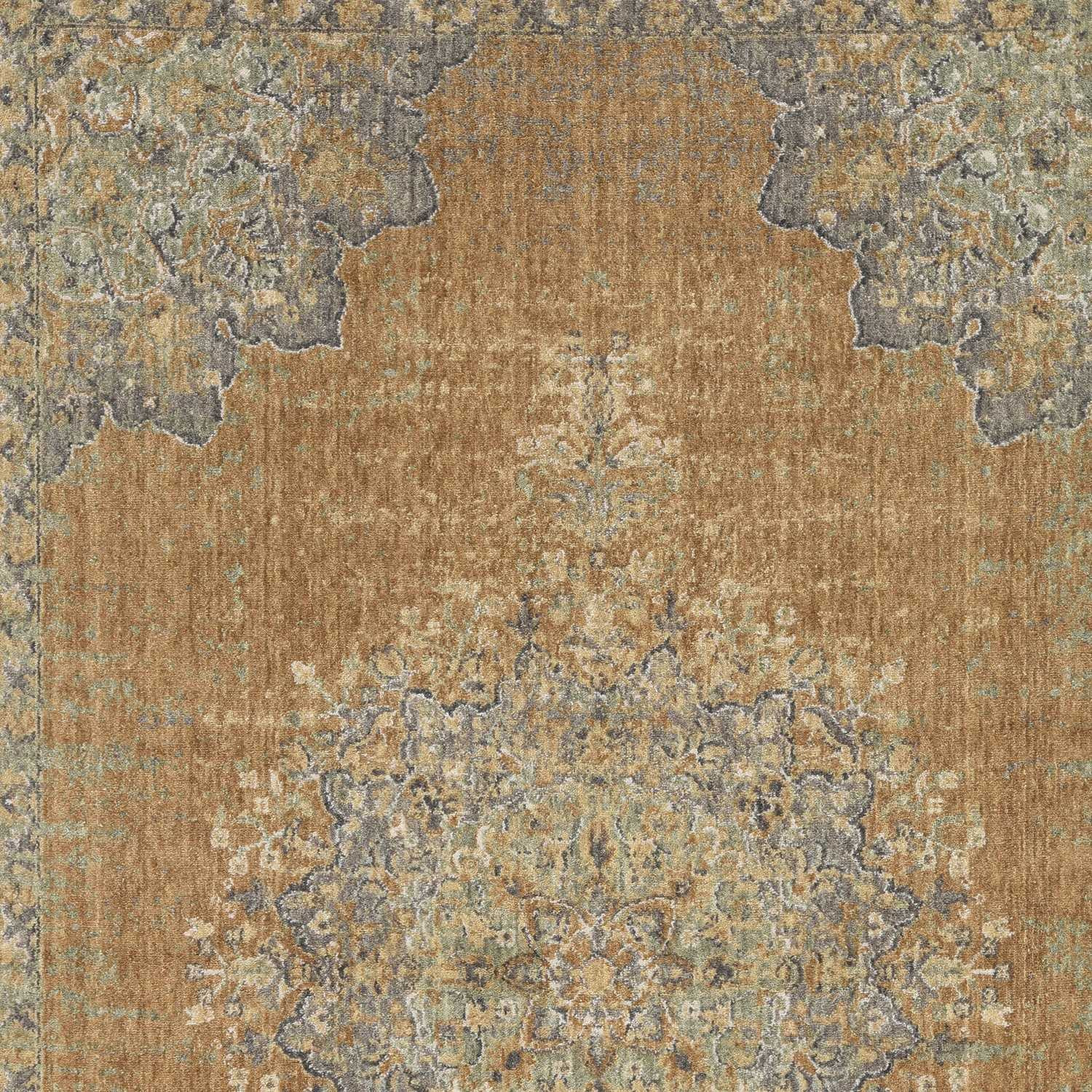 63 X 91 Coffee Wool Rug