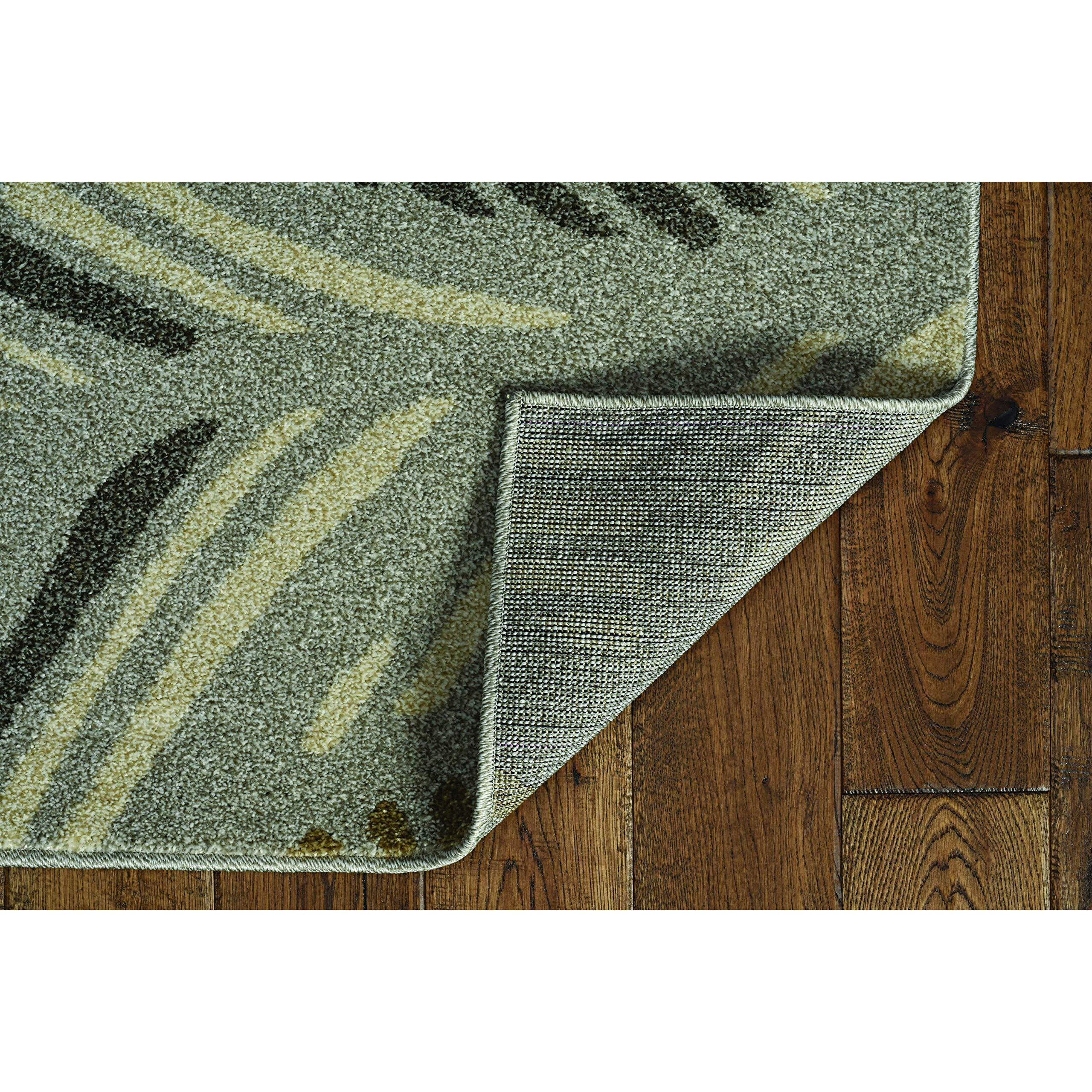 Homeroots 39 X 59 X 0.5 Grey Polypropelene Rug