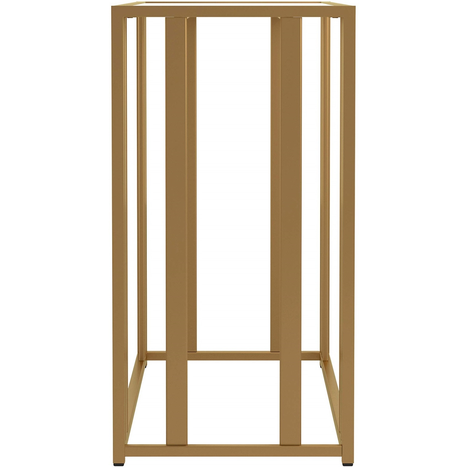 Adri Metal Frame Sofa Table Matte Brass