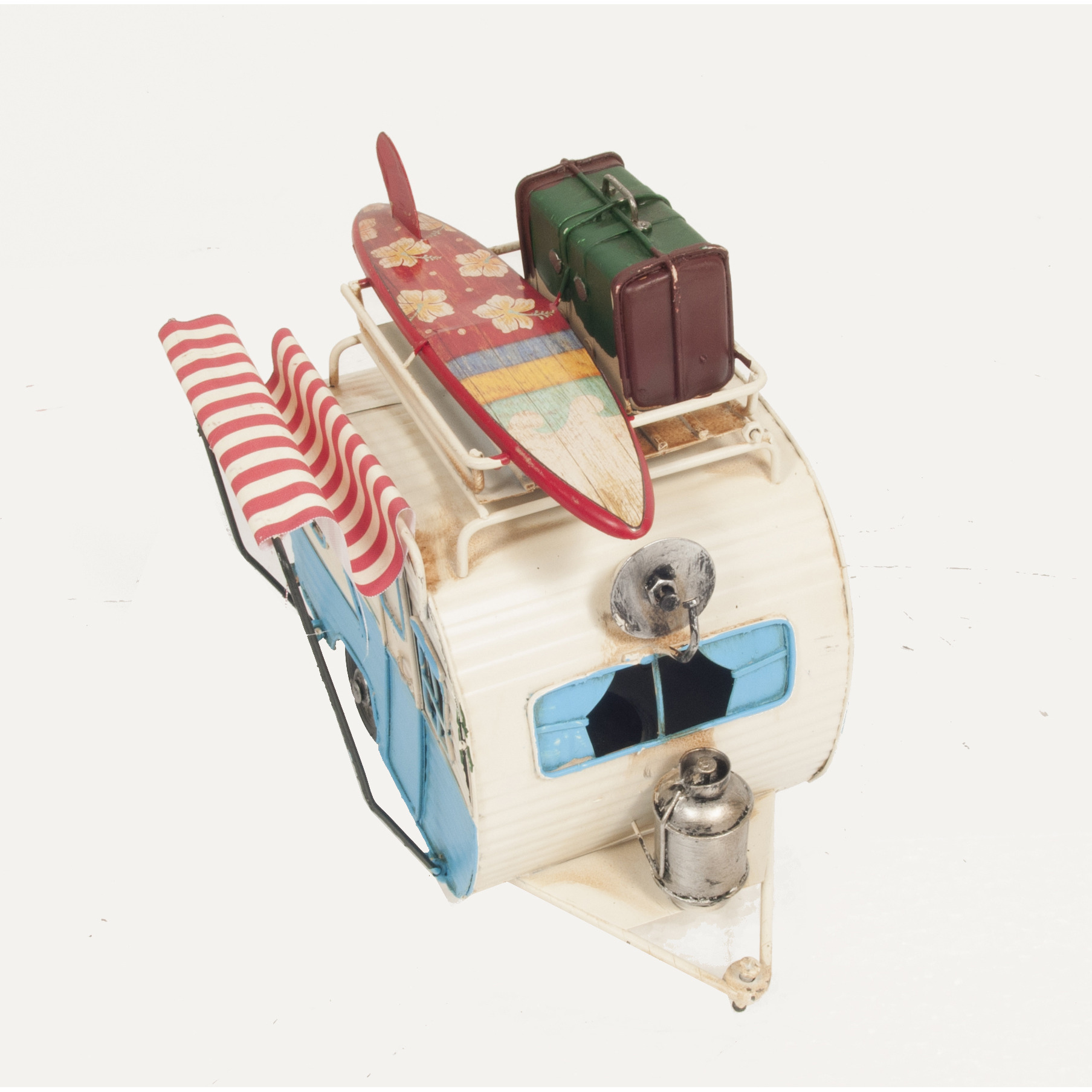 Piggy Bank And Picture Frame Camper Trailer Model